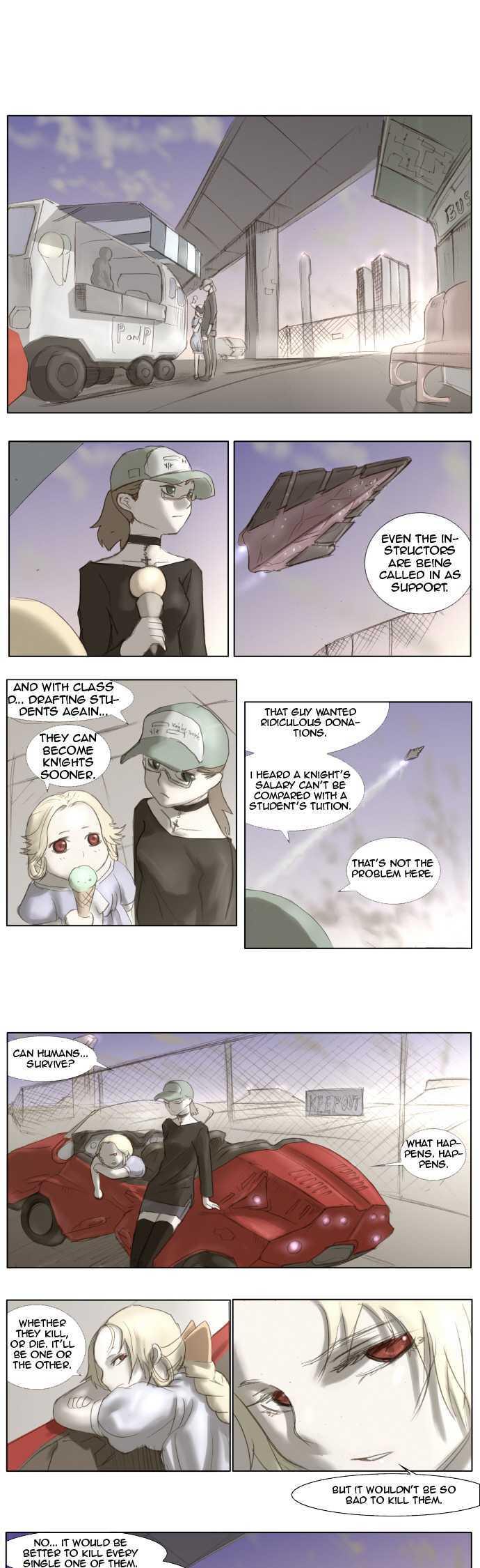 Knight Run Chapter 6 page 13 - Chapter 6: Pray (6) - Cramped