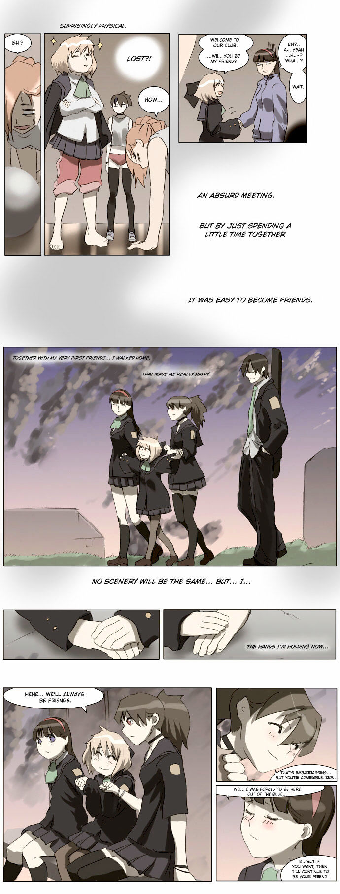 Knight Run Chapter 83 page 11 - Chapter 83: The Town Where You Are (7) - Changed Relationship, and My Friends