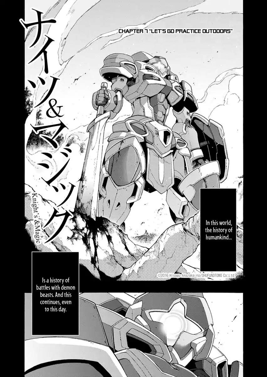 Knights & Magic Chapter 7 page 6 - Chapter 7: Let's Go Practice Outdoors