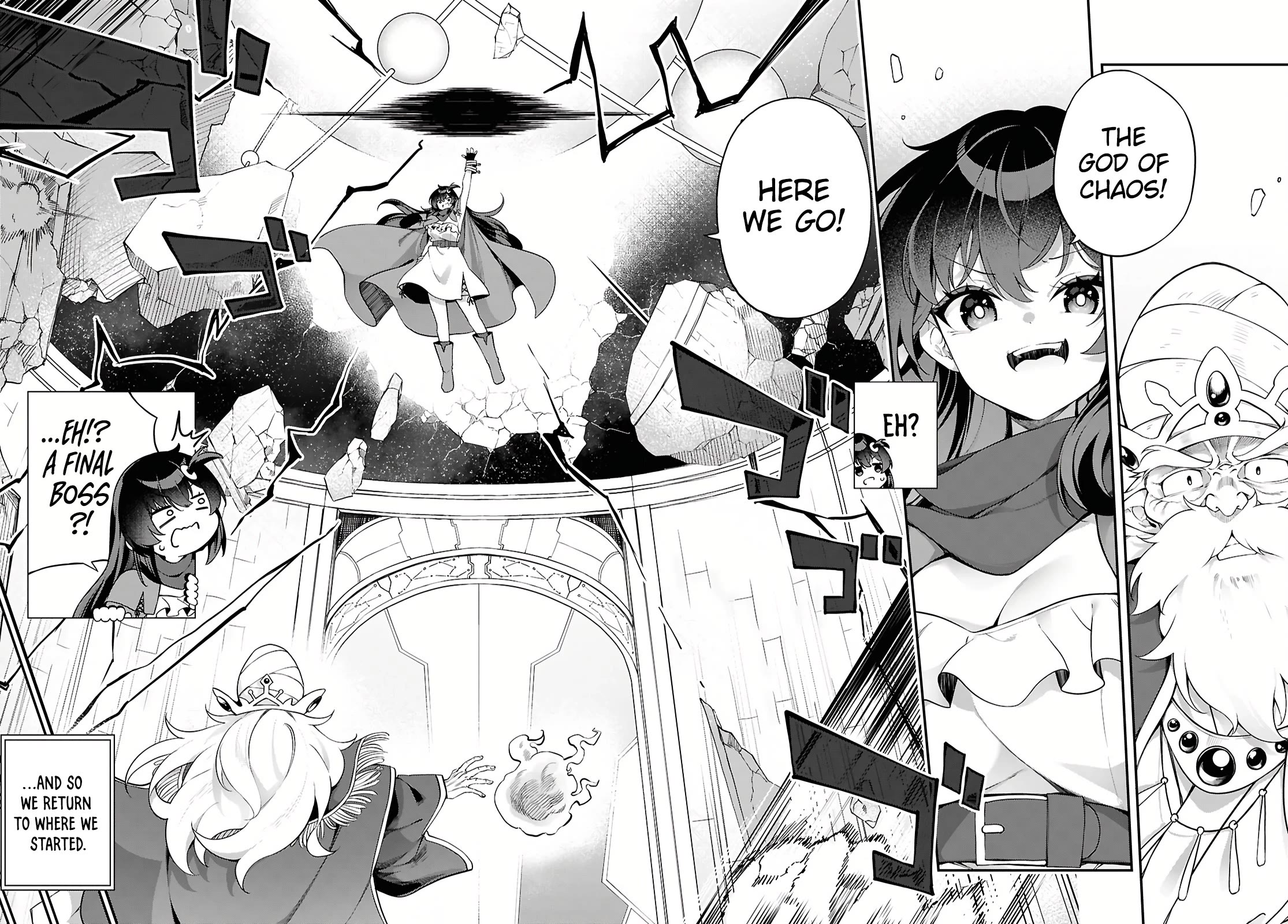 Knock Yourself Out!: The Goddess Beat the Final Boss in the Tutorial, So Now I'm Free to Do Whatever Chapter 1 page 13 - Chapter 1