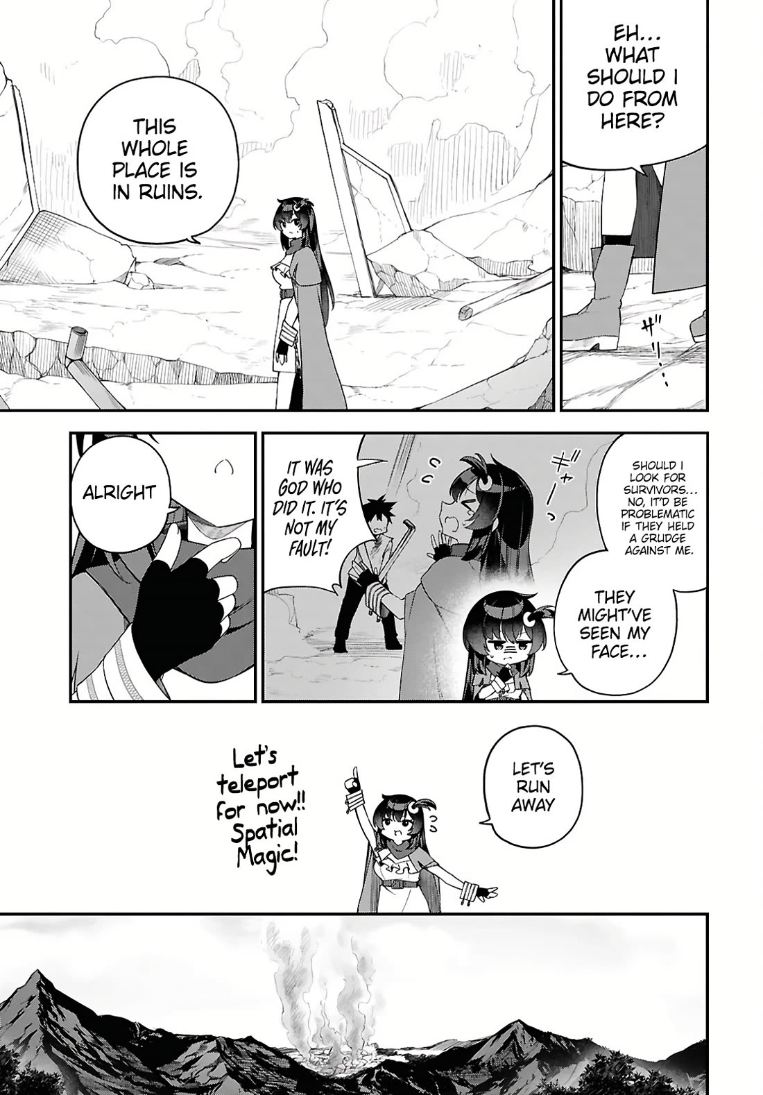 Knock Yourself Out!: The Goddess Beat the Final Boss in the Tutorial, So Now I'm Free to Do Whatever Chapter 1 page 15 - Chapter 1