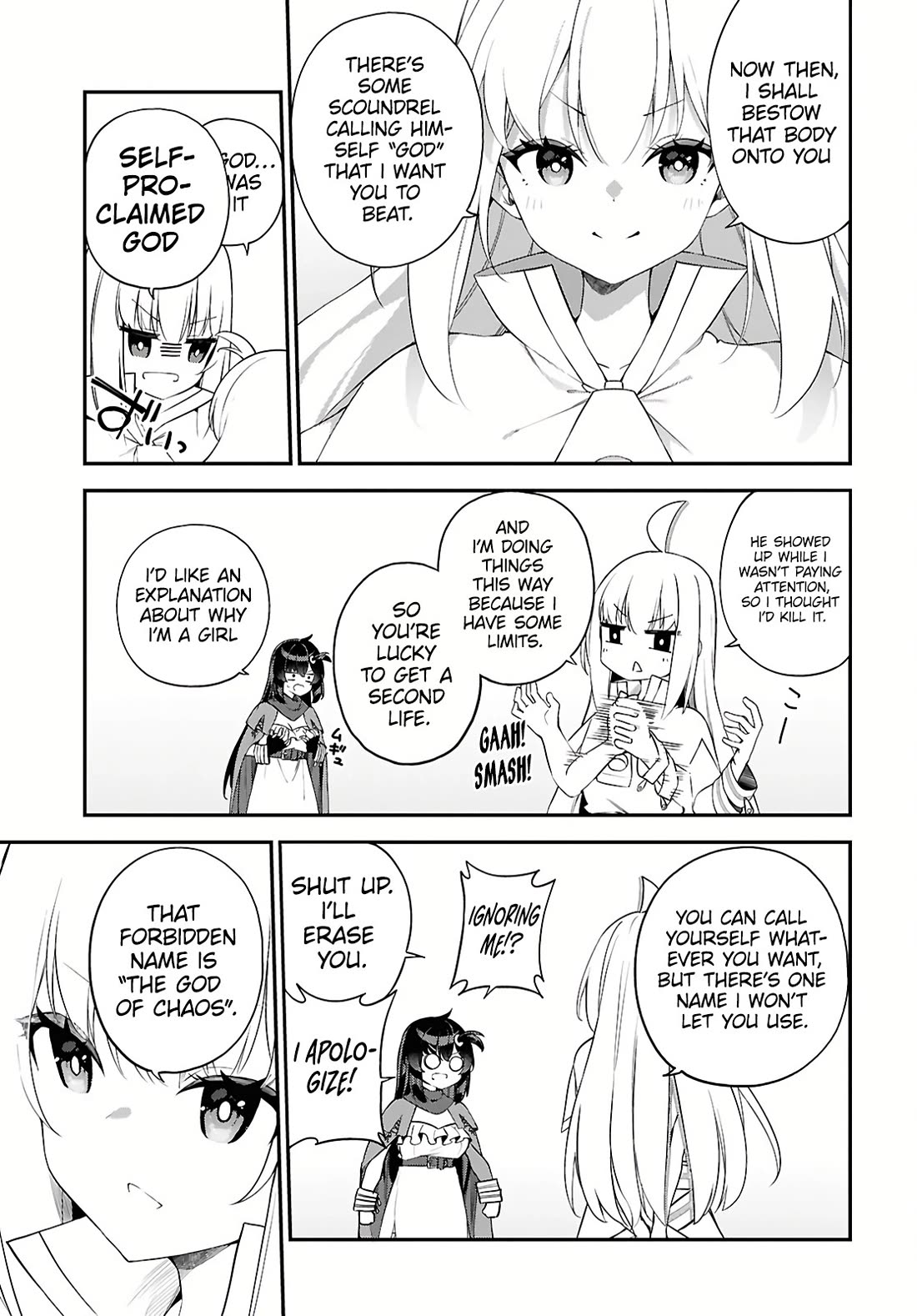 Knock Yourself Out!: The Goddess Beat the Final Boss in the Tutorial, So Now I'm Free to Do Whatever Chapter 1 page 8 - Chapter 1