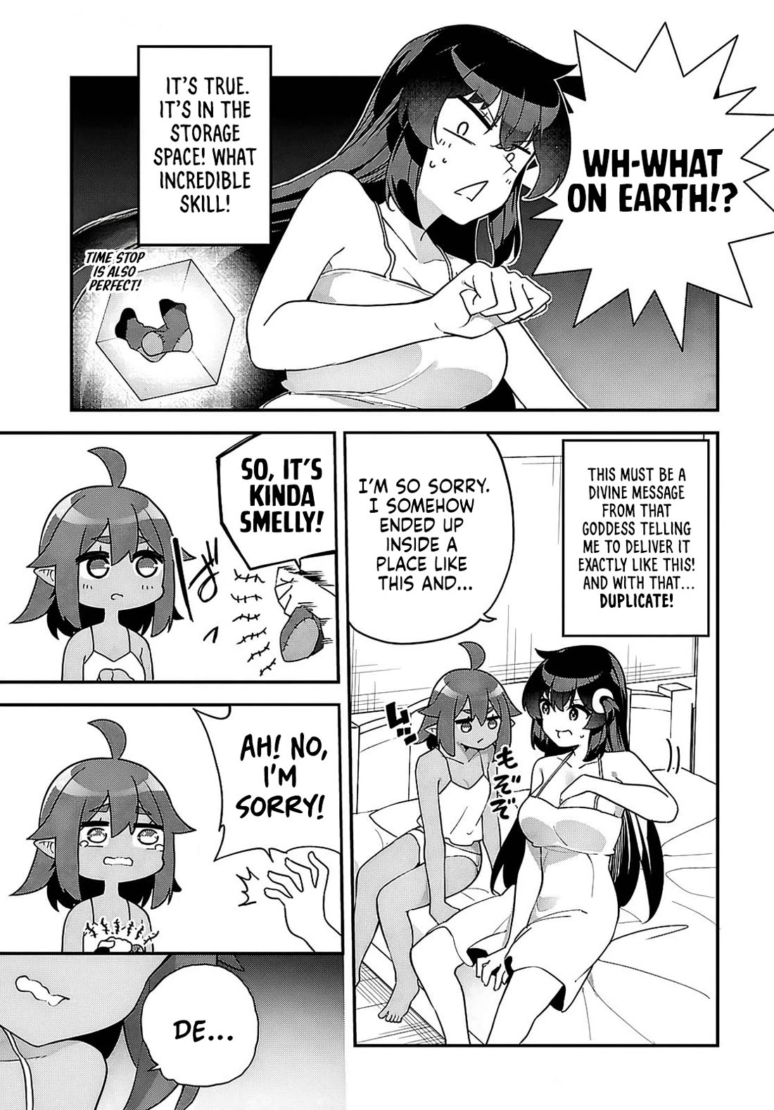 Knock Yourself Out!: The Goddess Beat the Final Boss in the Tutorial, So Now I'm Free to Do Whatever Chapter 12 page 4 - Chapter 12