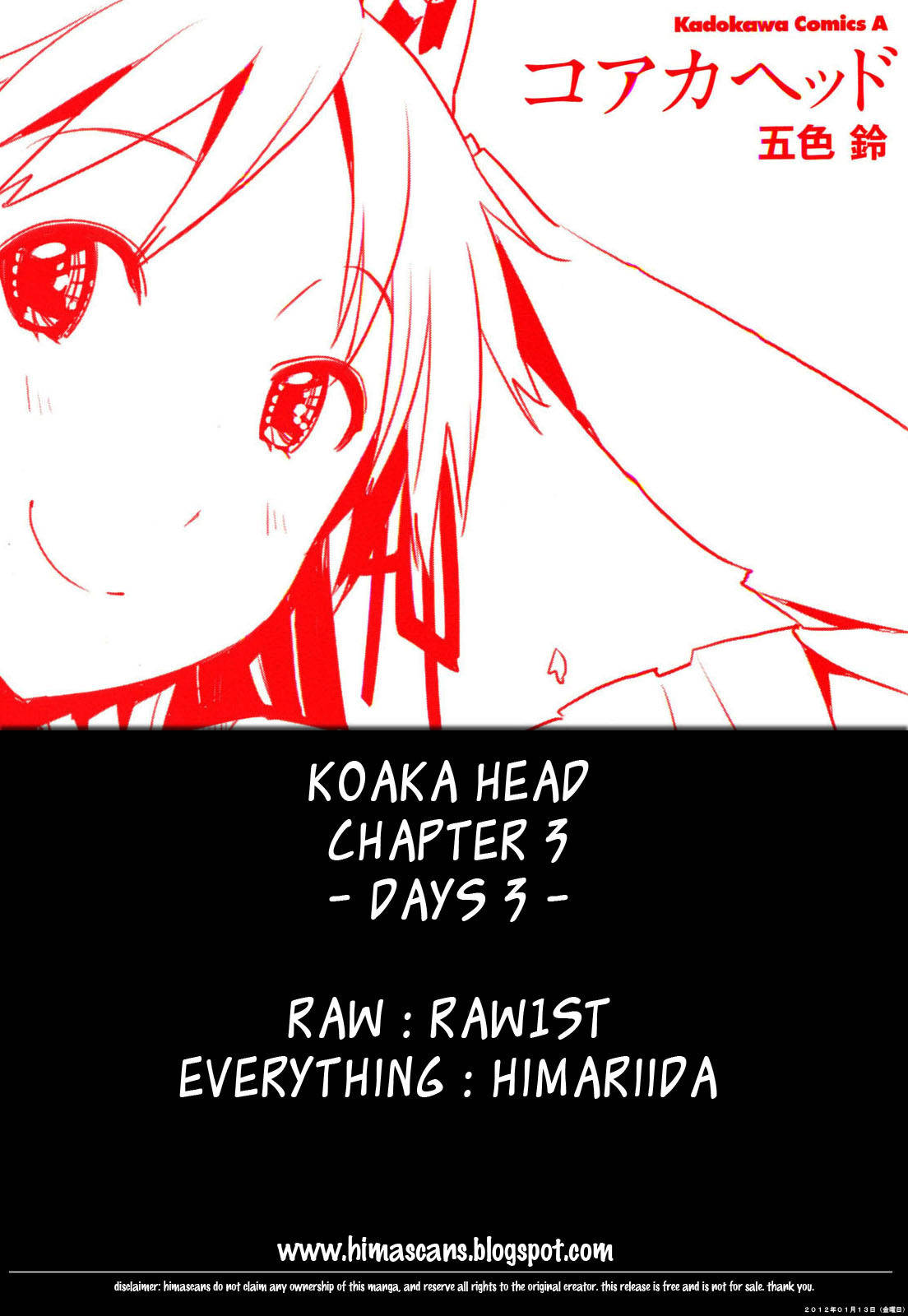 Koaka Head Chapter 3 page 1 - Chapter 3: Days 3