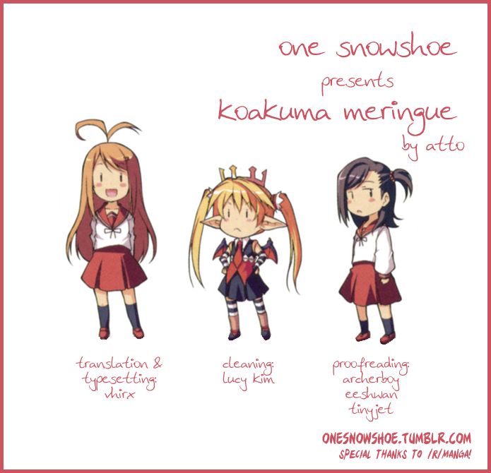 Koakuma Meringue Chapter 3 page 1 - Chapter 3