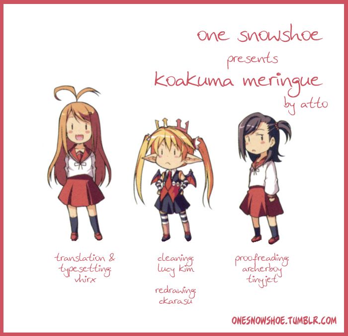 Koakuma Meringue Chapter 7 page 1 - Chapter 7