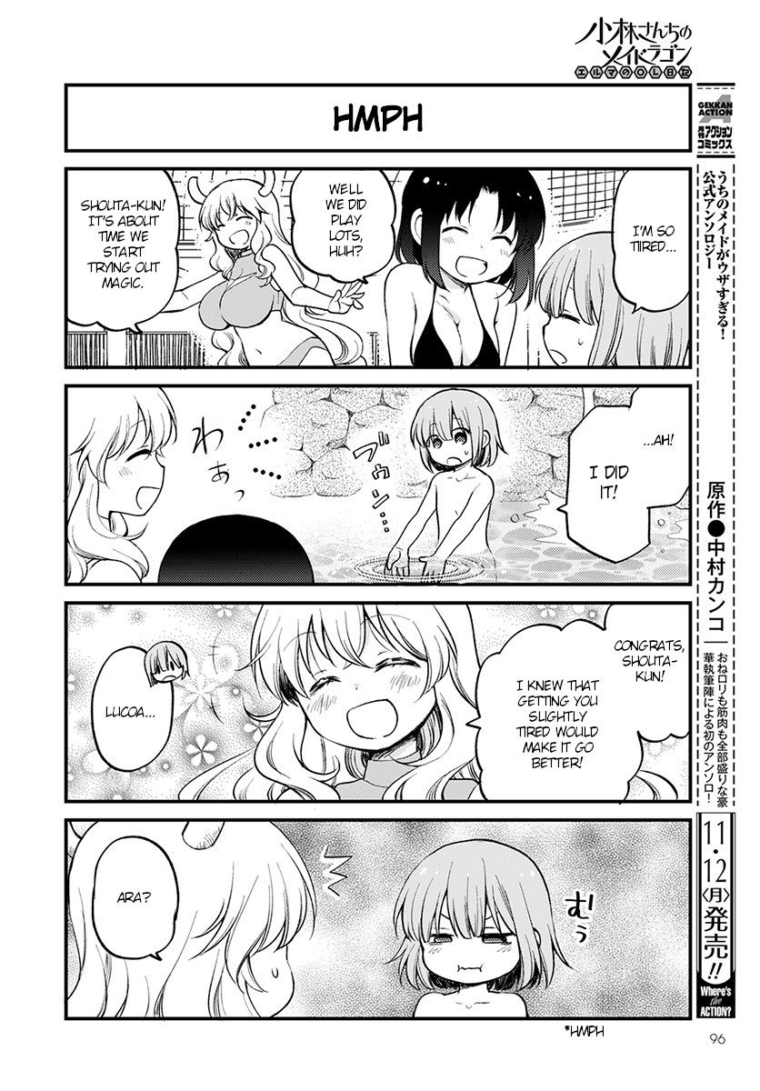 Kobayashi-san chi no Maid Dragon: Elma OL Nikki Chapter 15 page 12 - Chapter 15: Pool and Training