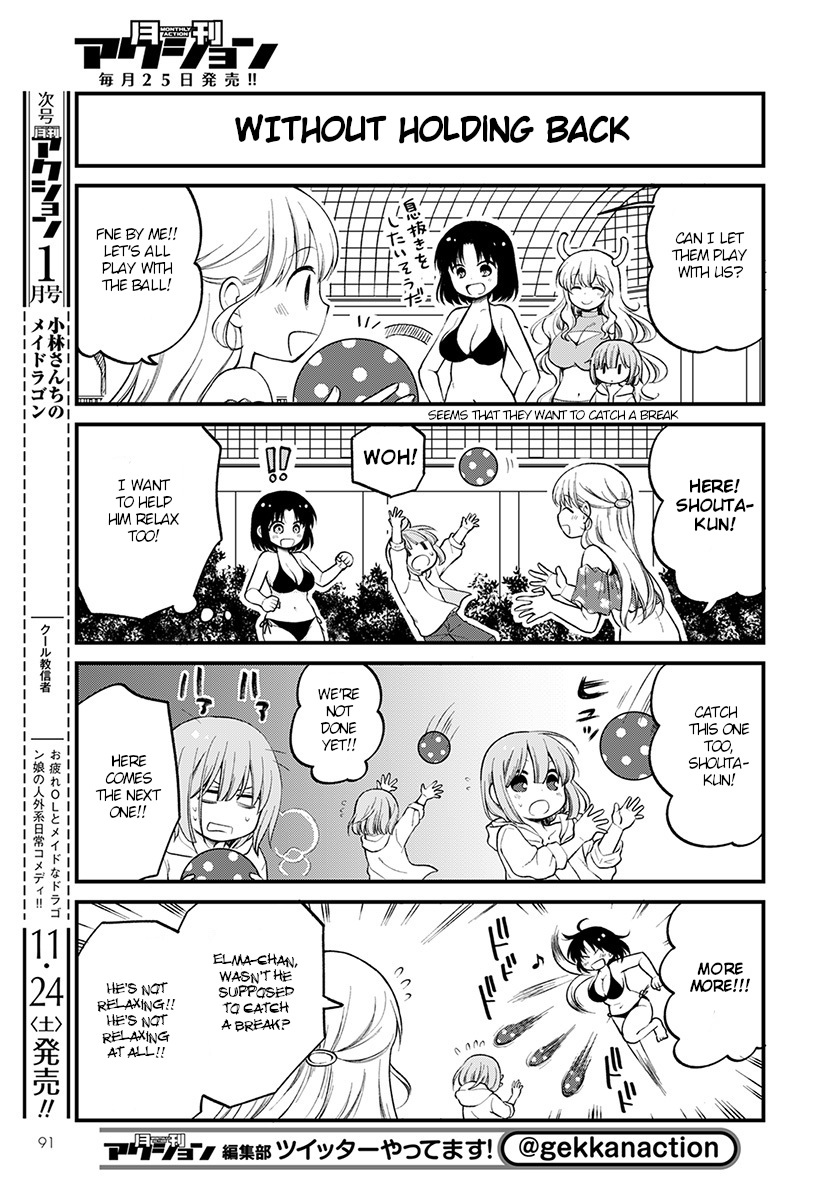 Kobayashi-san chi no Maid Dragon: Elma OL Nikki Chapter 15 page 7 - Chapter 15: Pool and Training