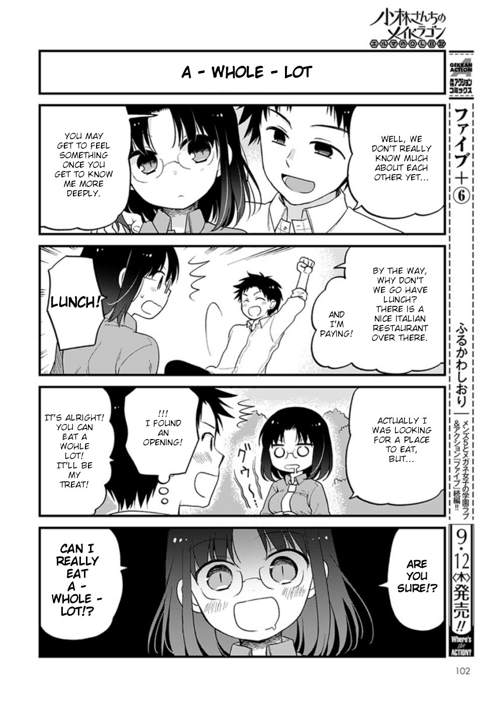 Kobayashi-san chi no Maid Dragon: Elma OL Nikki Chapter 25 page 8 - Chapter 25: Elma and the pick up master
