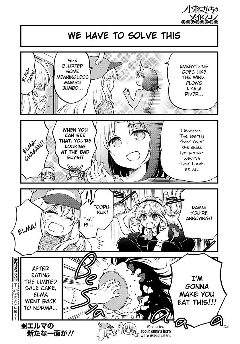 Kobayashi-san chi no Maid Dragon: Elma OL Nikki Chapter 29 page 14 - Chapter 29: Elma and fasting