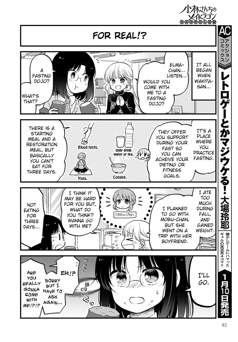 Kobayashi-san chi no Maid Dragon: Elma OL Nikki Chapter 29 page 2 - Chapter 29: Elma and fasting