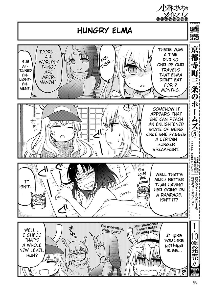 Kobayashi-san chi no Maid Dragon: Elma OL Nikki Chapter 29 page 8 - Chapter 29: Elma and fasting