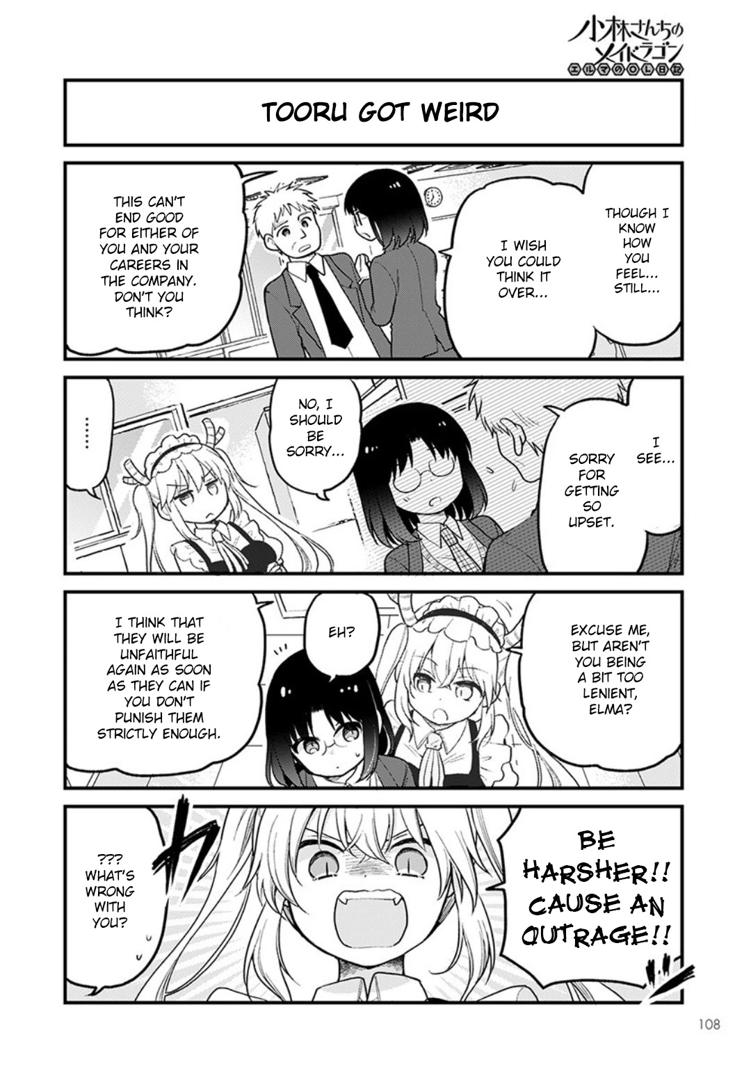 Kobayashi-san chi no Maid Dragon: Elma OL Nikki Chapter 32 page 10 - Chapter 32: Elma saw them
