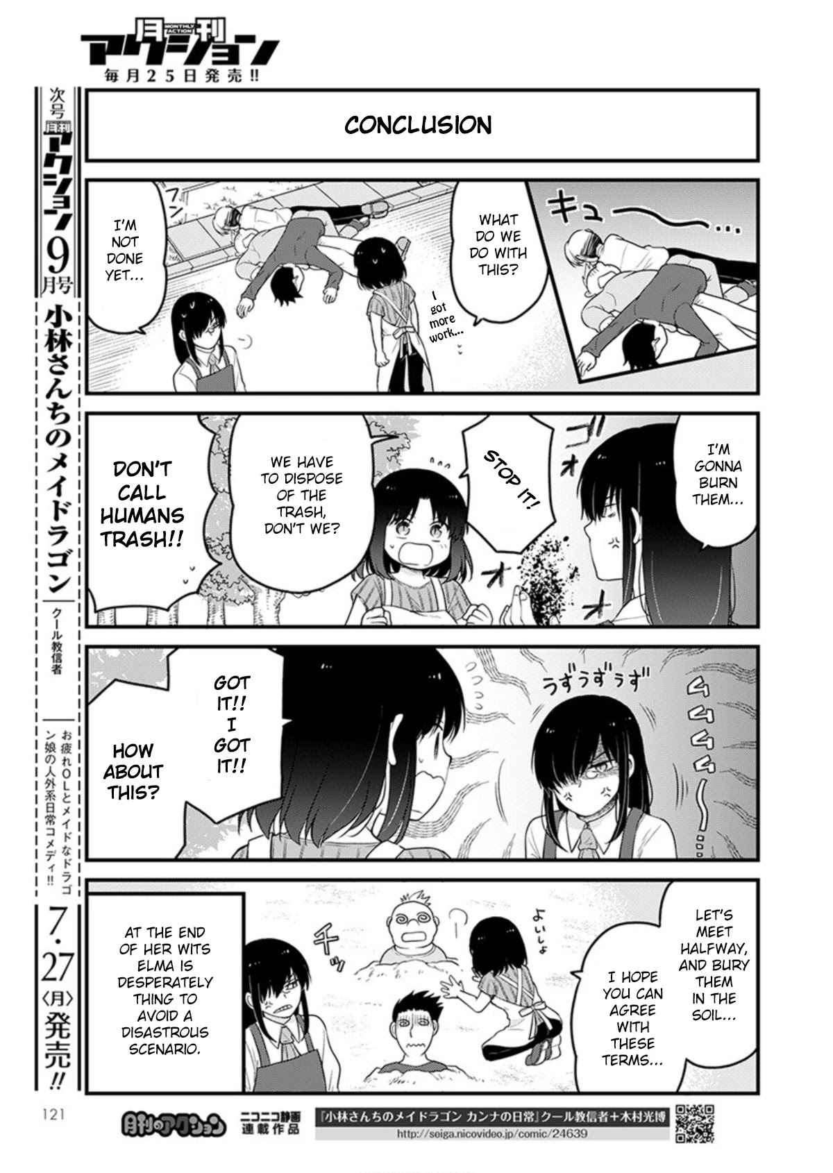 Kobayashi-san chi no Maid Dragon: Elma OL Nikki Chapter 35 page 13 - Chapter 35: Trash pick up volunteer