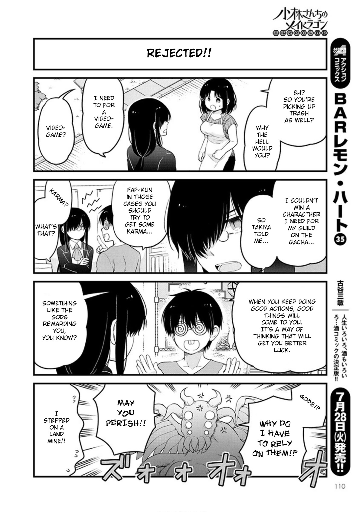 Kobayashi-san chi no Maid Dragon: Elma OL Nikki Chapter 35 page 2 - Chapter 35: Trash pick up volunteer
