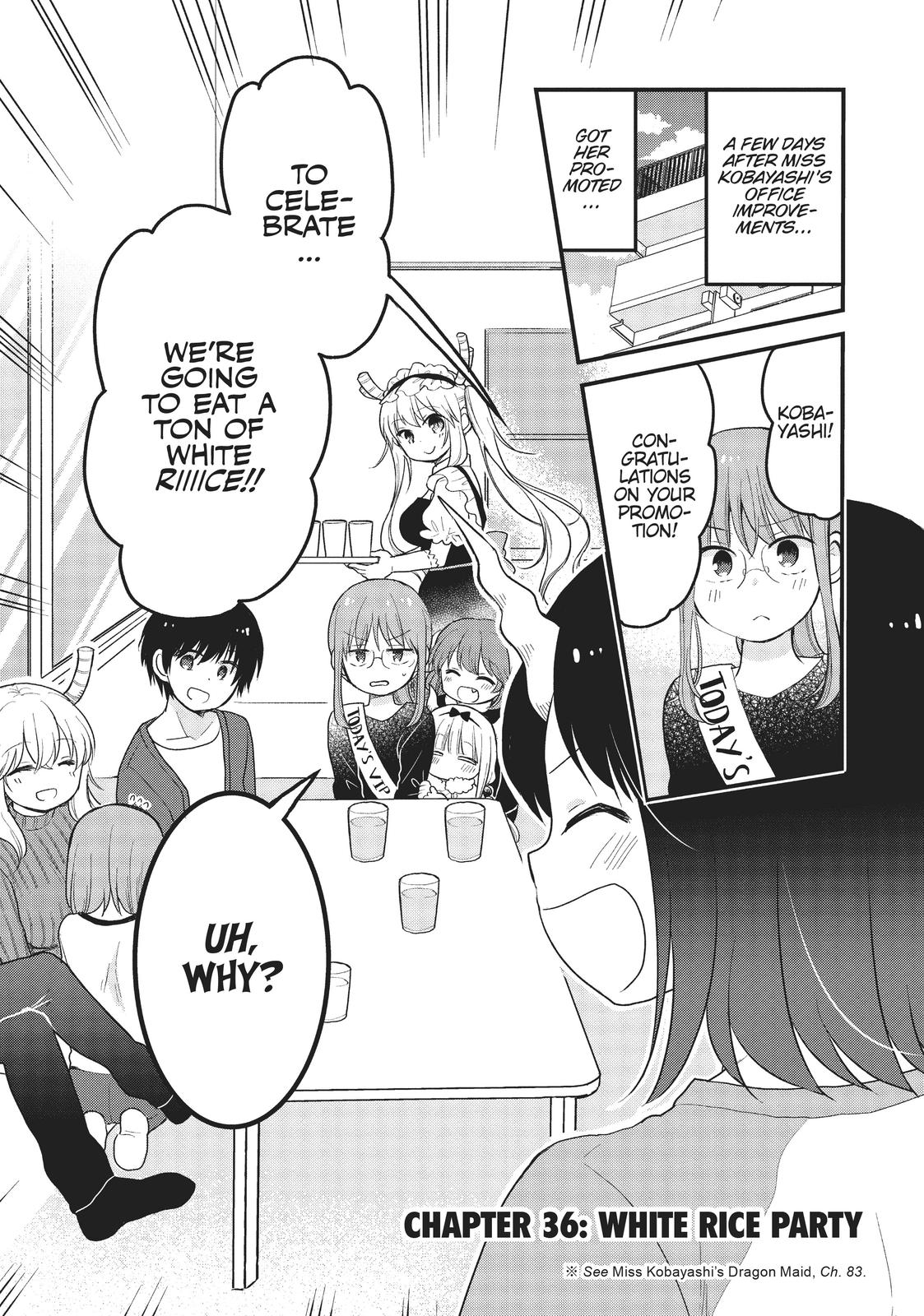Kobayashi-san chi no Maid Dragon: Elma OL Nikki Chapter 36 page 1 - Chapter 36