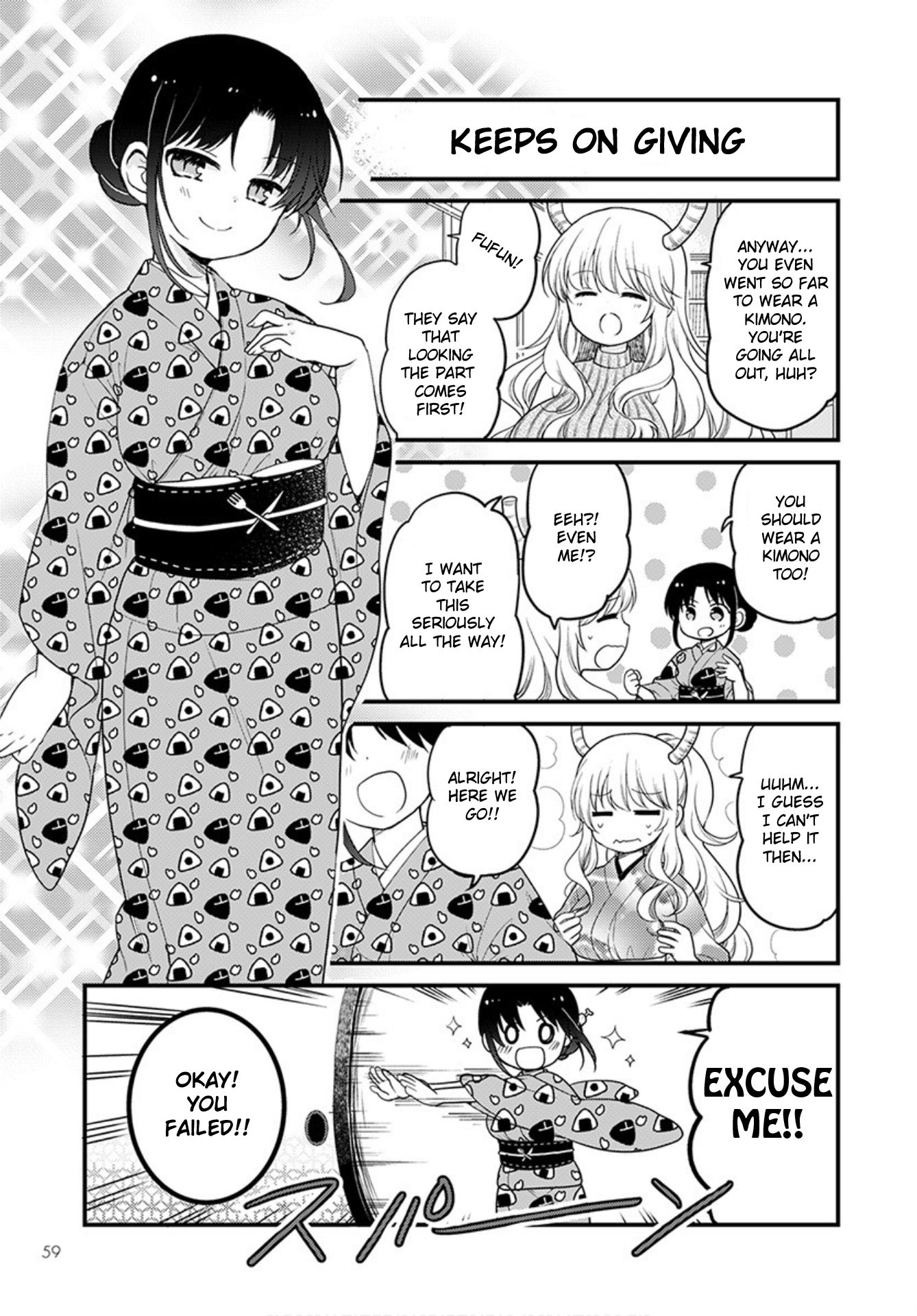 Kobayashi-san chi no Maid Dragon: Elma OL Nikki Chapter 40 page 3 - Chapter 40: Let's Eat at a Kaiseki