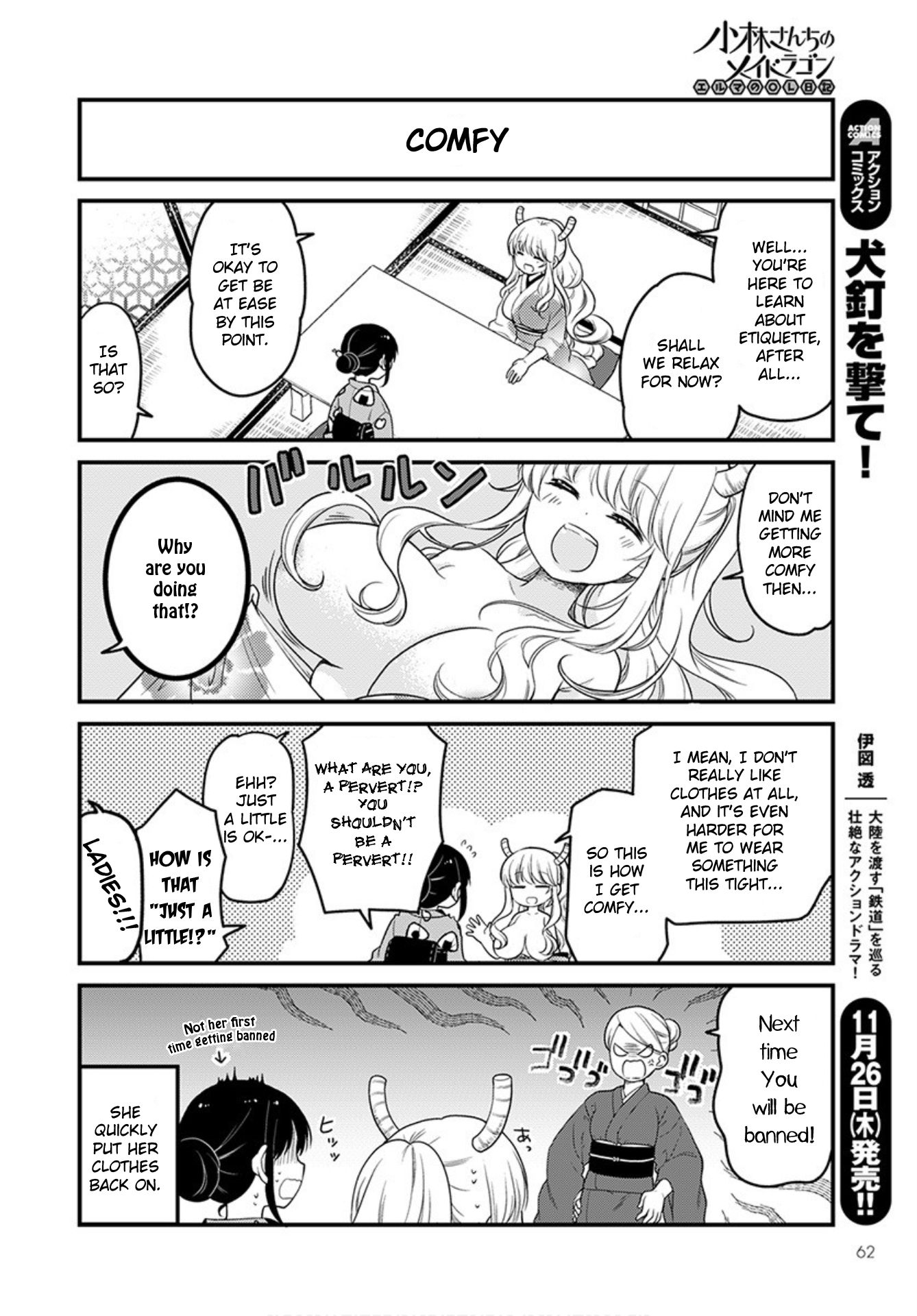 Kobayashi-san chi no Maid Dragon: Elma OL Nikki Chapter 40 page 6 - Chapter 40: Let's Eat at a Kaiseki