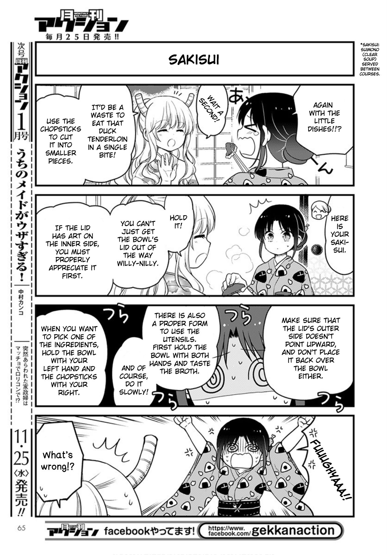 Kobayashi-san chi no Maid Dragon: Elma OL Nikki Chapter 40 page 9 - Chapter 40: Let's Eat at a Kaiseki