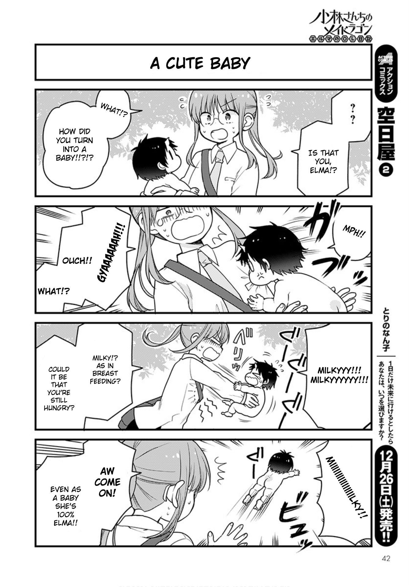 Kobayashi-san chi no Maid Dragon: Elma OL Nikki Chapter 41 page 2 - Chapter 41: Babysitting