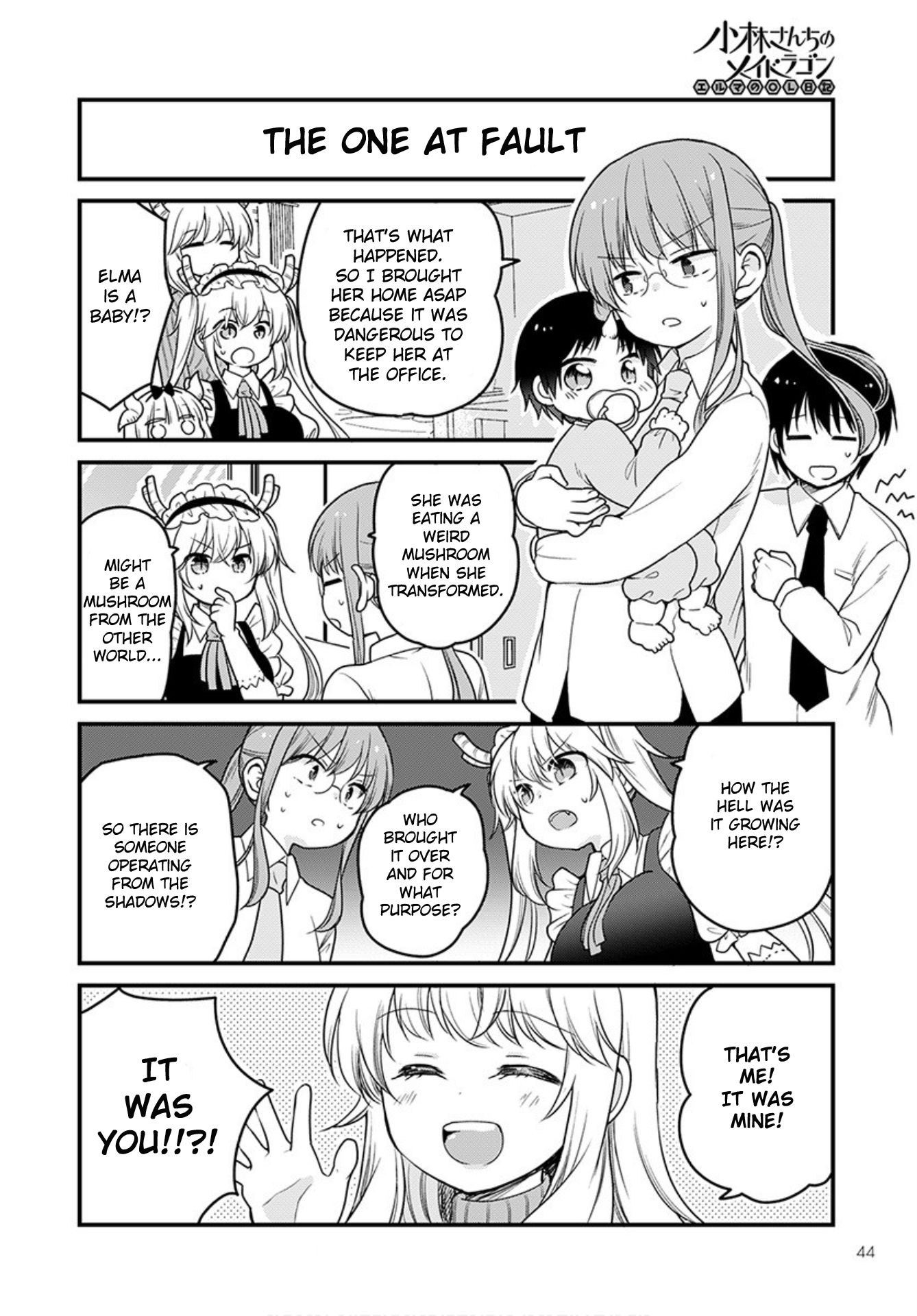Kobayashi-san chi no Maid Dragon: Elma OL Nikki Chapter 41 page 4 - Chapter 41: Babysitting