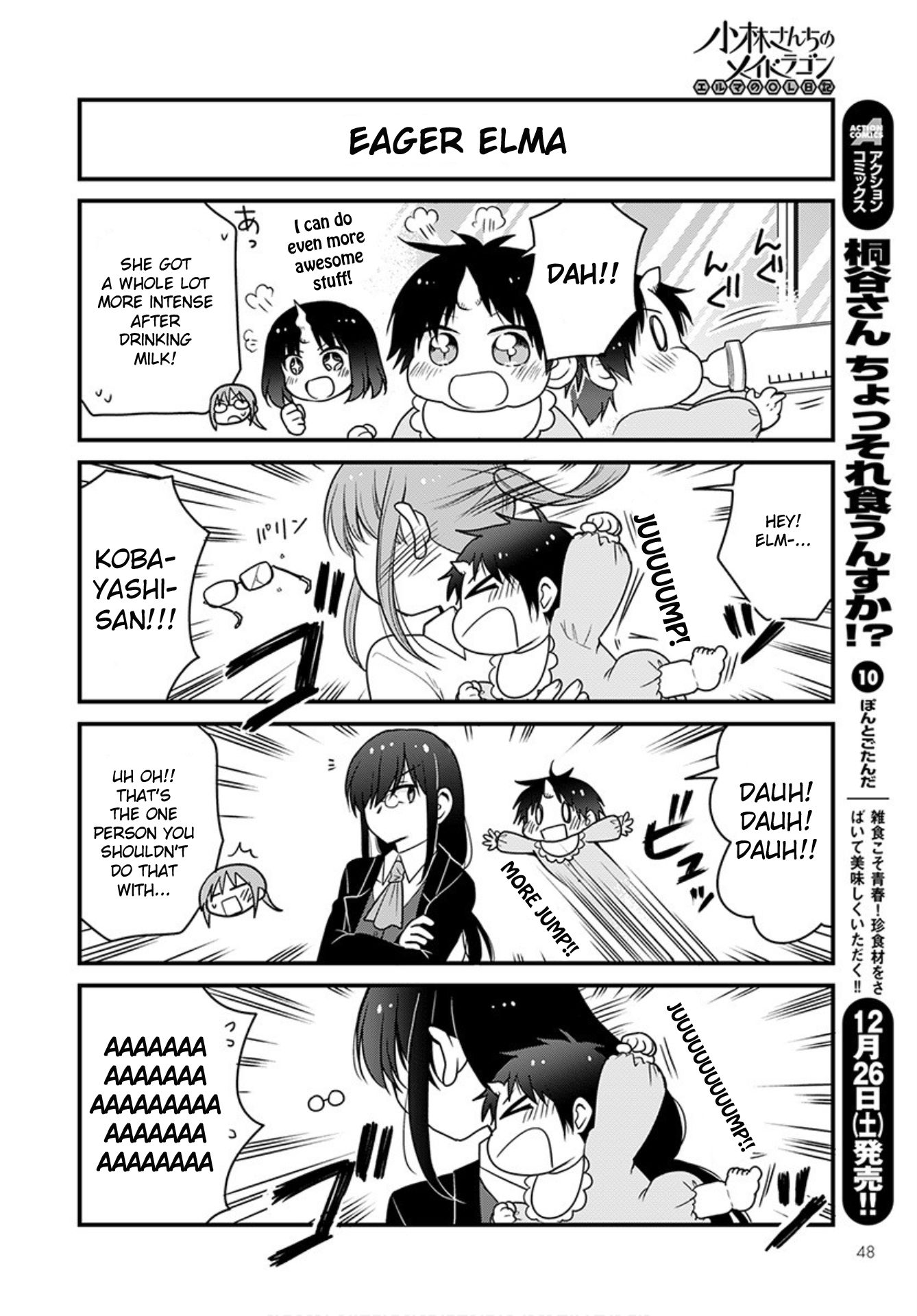 Kobayashi-san chi no Maid Dragon: Elma OL Nikki Chapter 41 page 8 - Chapter 41: Babysitting