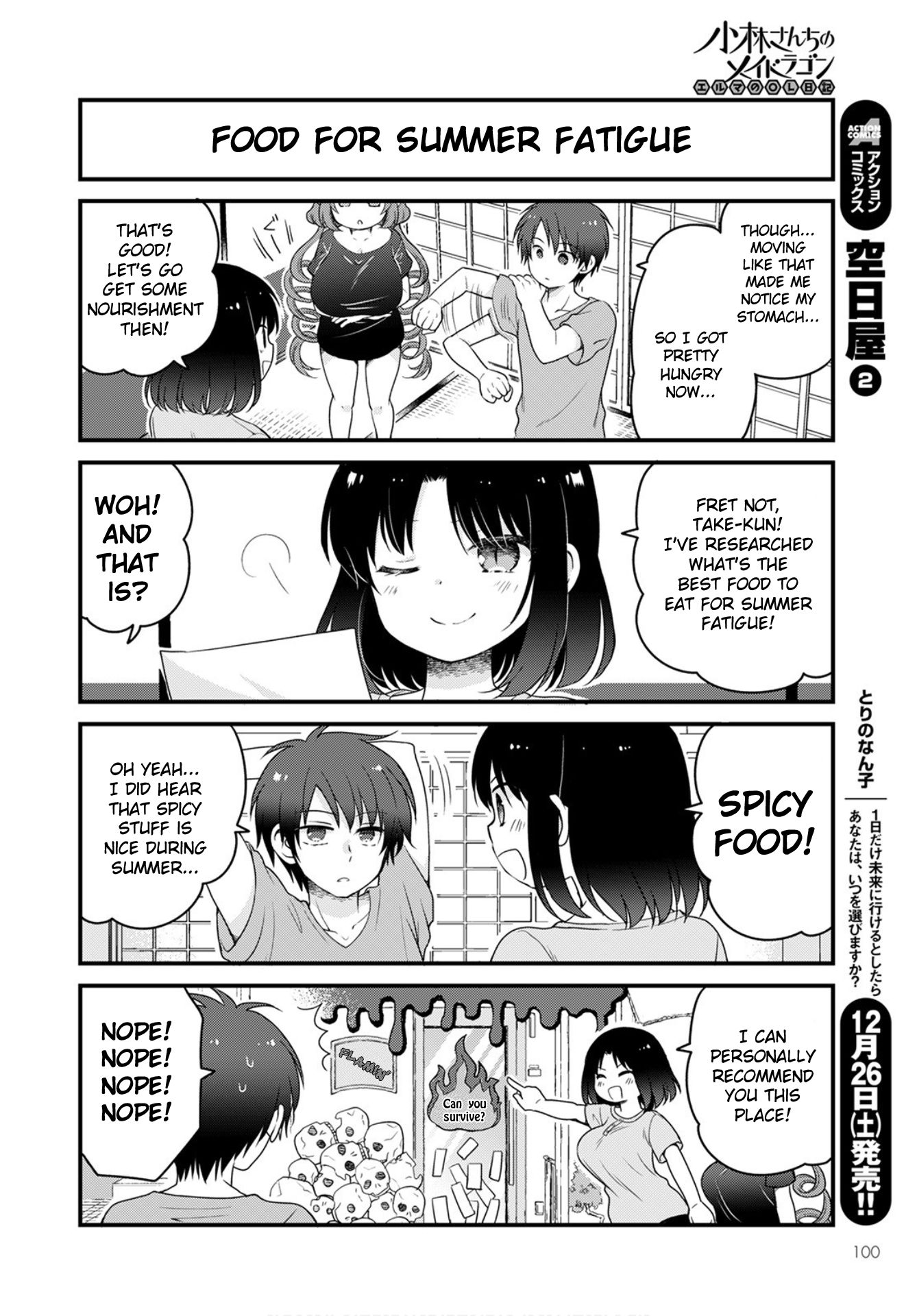 Kobayashi-san chi no Maid Dragon: Elma OL Nikki Chapter 42 page 8 - Chapter 42: Elma and Lessons on Beating the Summer Fatigue