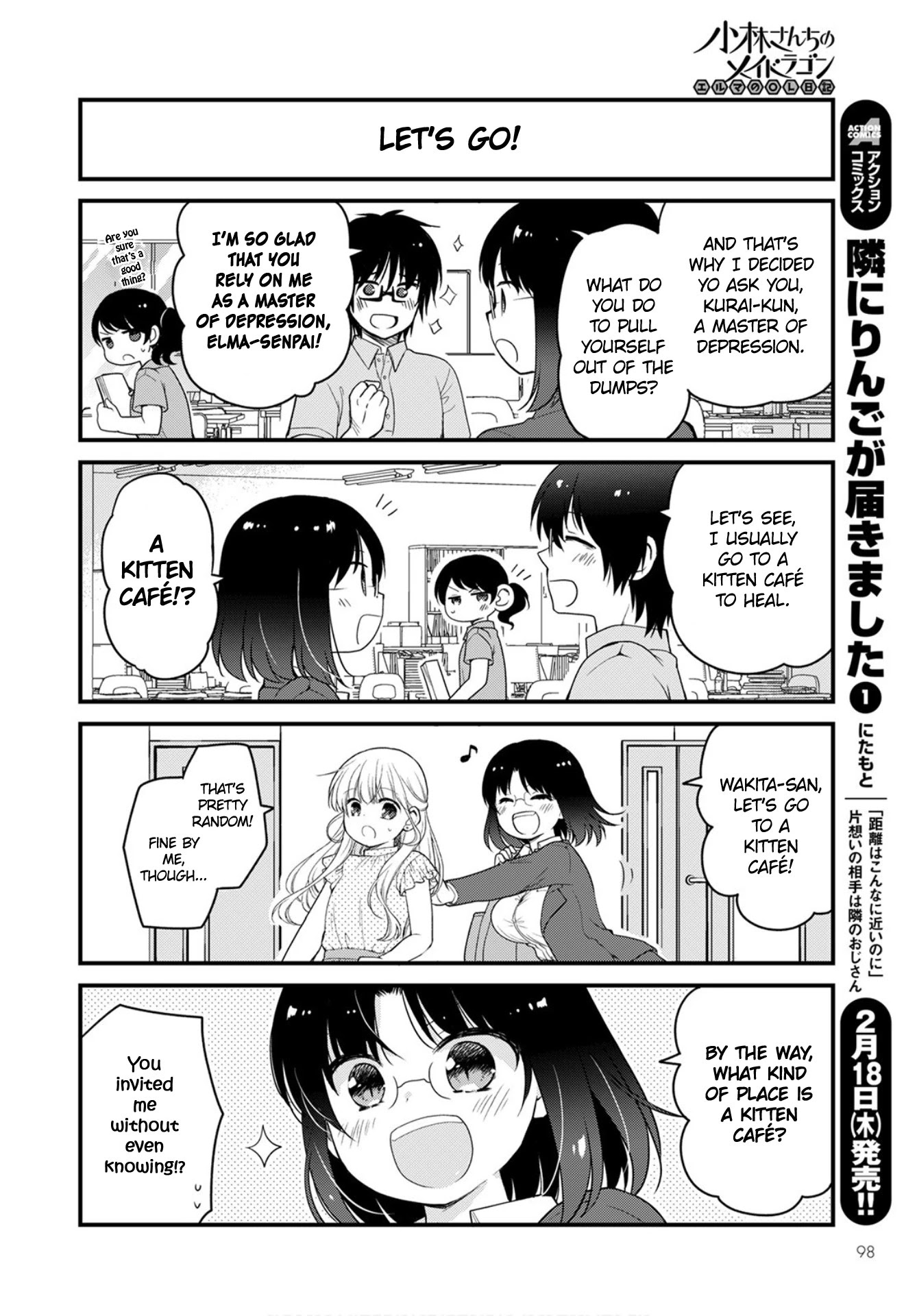 Kobayashi-san chi no Maid Dragon: Elma OL Nikki Chapter 43 page 2 - Chapter 43