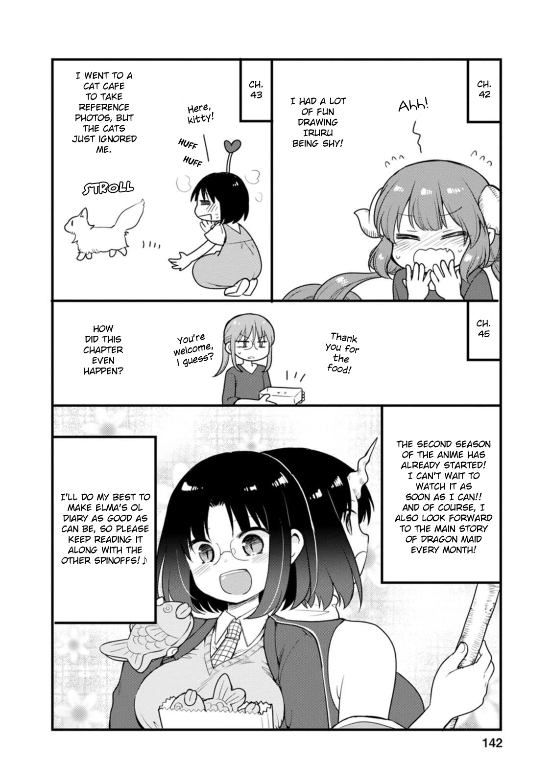 Kobayashi-san chi no Maid Dragon: Elma OL Nikki Chapter 45.5 page 2 - Chapter 45.5: Volume 5 Extras