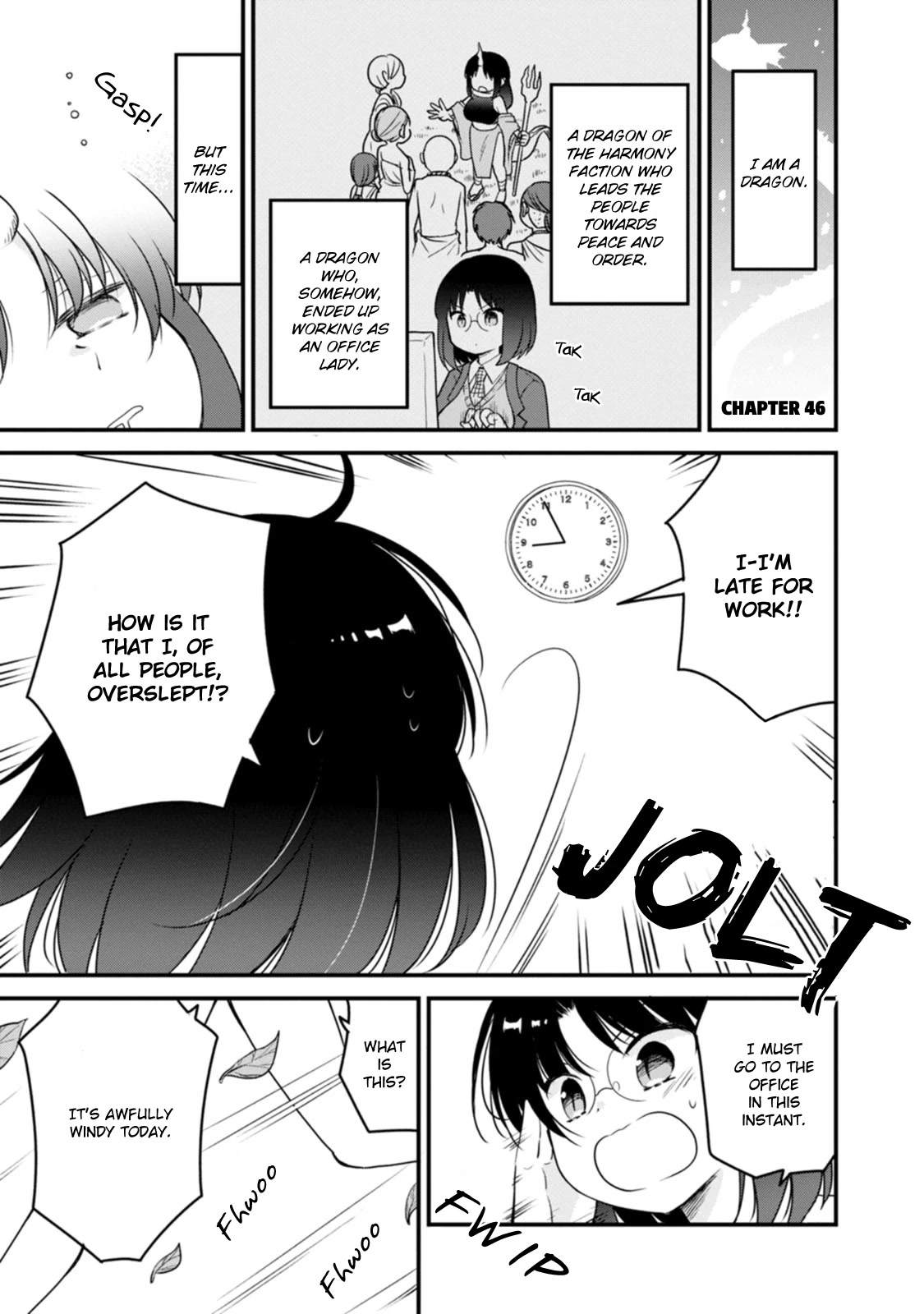 Kobayashi-san chi no Maid Dragon: Elma OL Nikki Chapter 46 page 1 - Chapter 46: I Forgot My Clothes