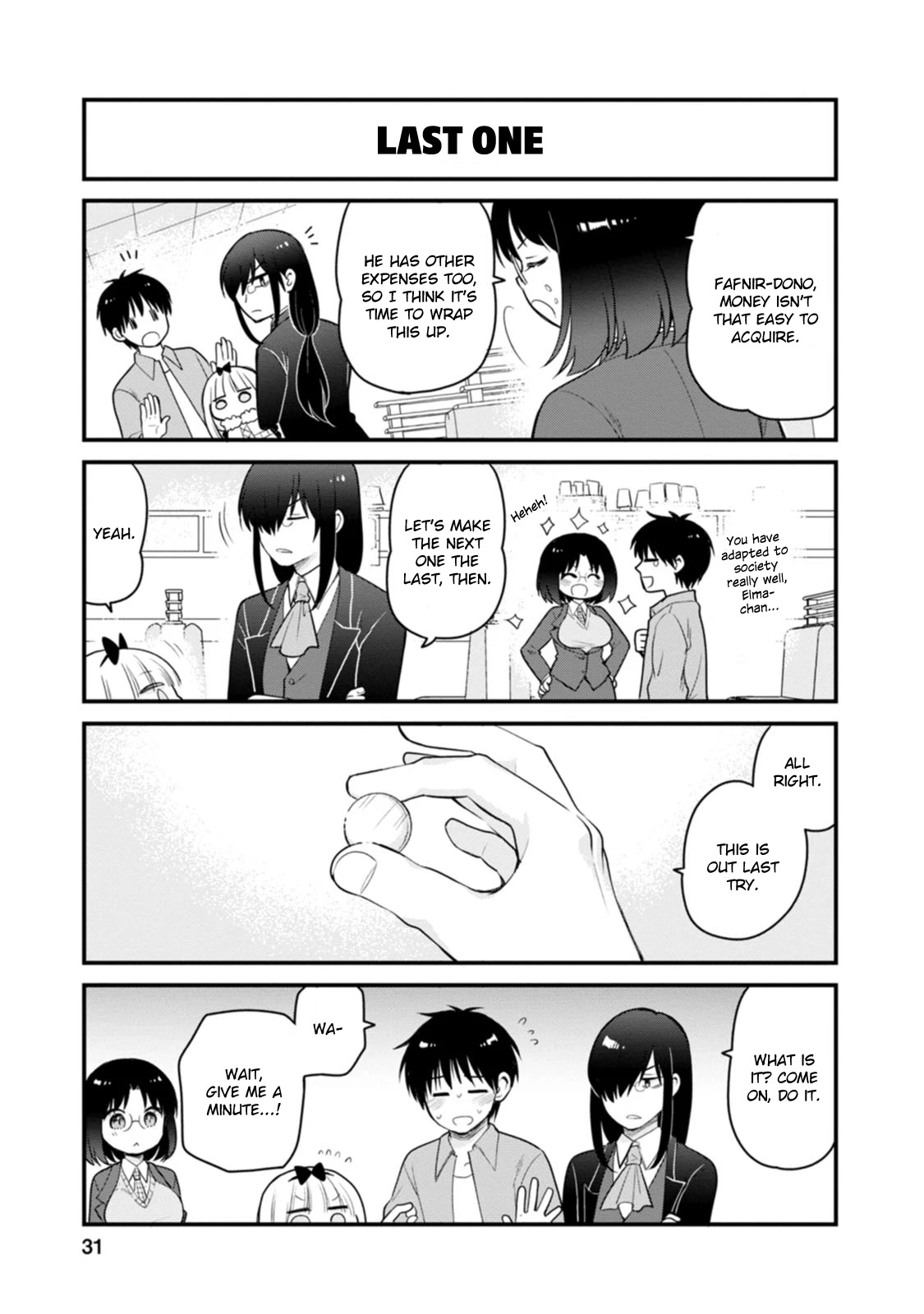 Kobayashi-san chi no Maid Dragon: Elma OL Nikki Chapter 47 page 11 - Chapter 47: Conveyor Belt Sushi Reunion