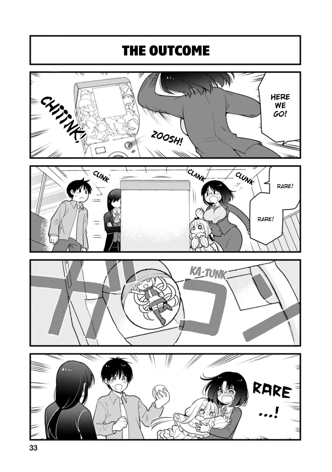 Kobayashi-san chi no Maid Dragon: Elma OL Nikki Chapter 47 page 13 - Chapter 47: Conveyor Belt Sushi Reunion