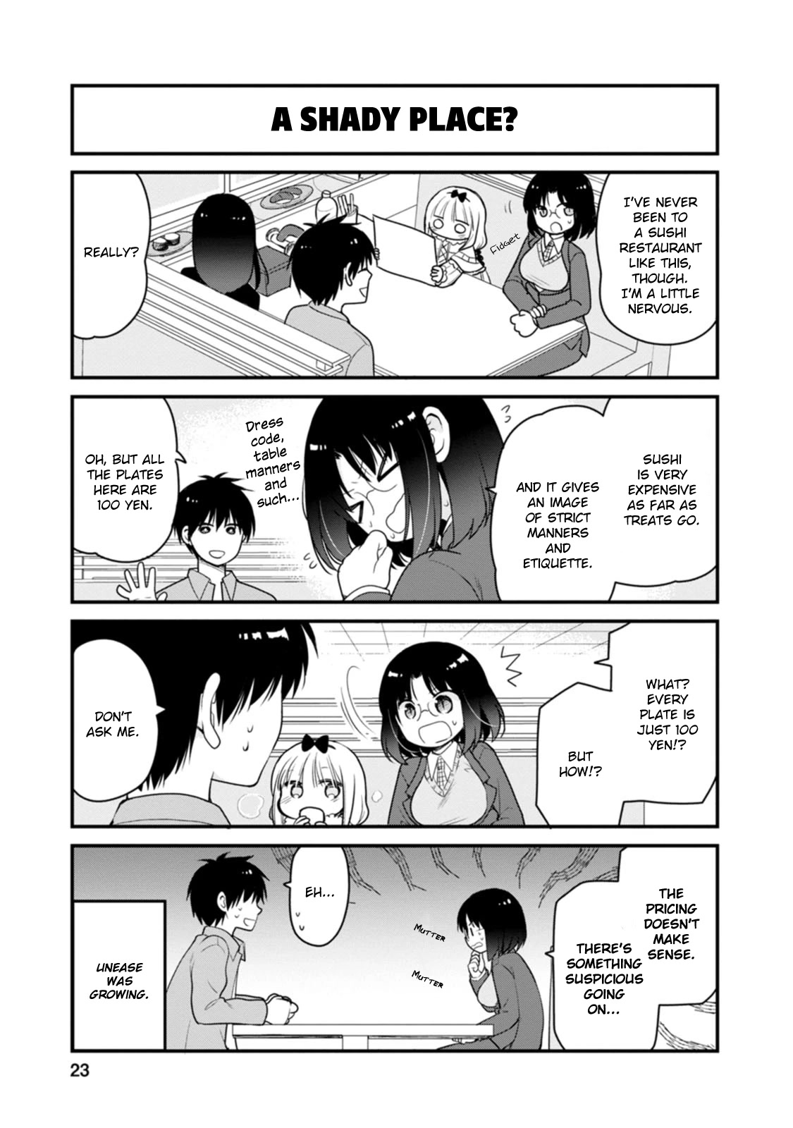 Kobayashi-san chi no Maid Dragon: Elma OL Nikki Chapter 47 page 3 - Chapter 47: Conveyor Belt Sushi Reunion