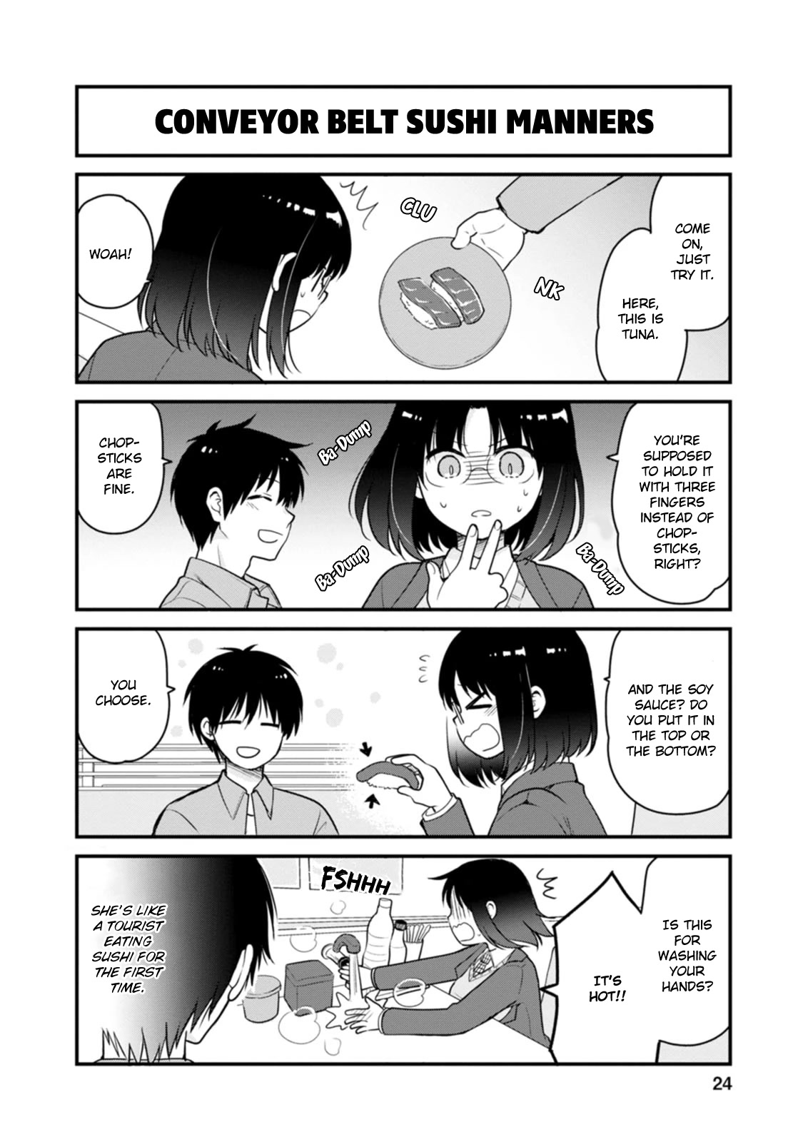 Kobayashi-san chi no Maid Dragon: Elma OL Nikki Chapter 47 page 4 - Chapter 47: Conveyor Belt Sushi Reunion