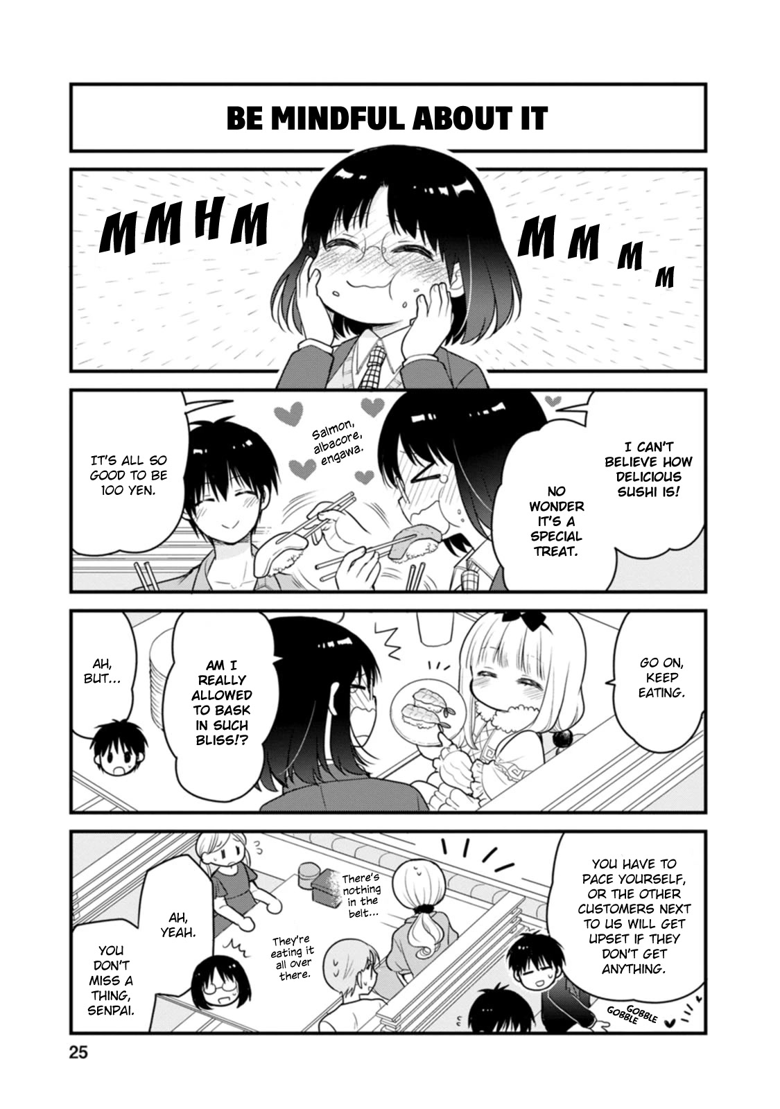 Kobayashi-san chi no Maid Dragon: Elma OL Nikki Chapter 47 page 5 - Chapter 47: Conveyor Belt Sushi Reunion