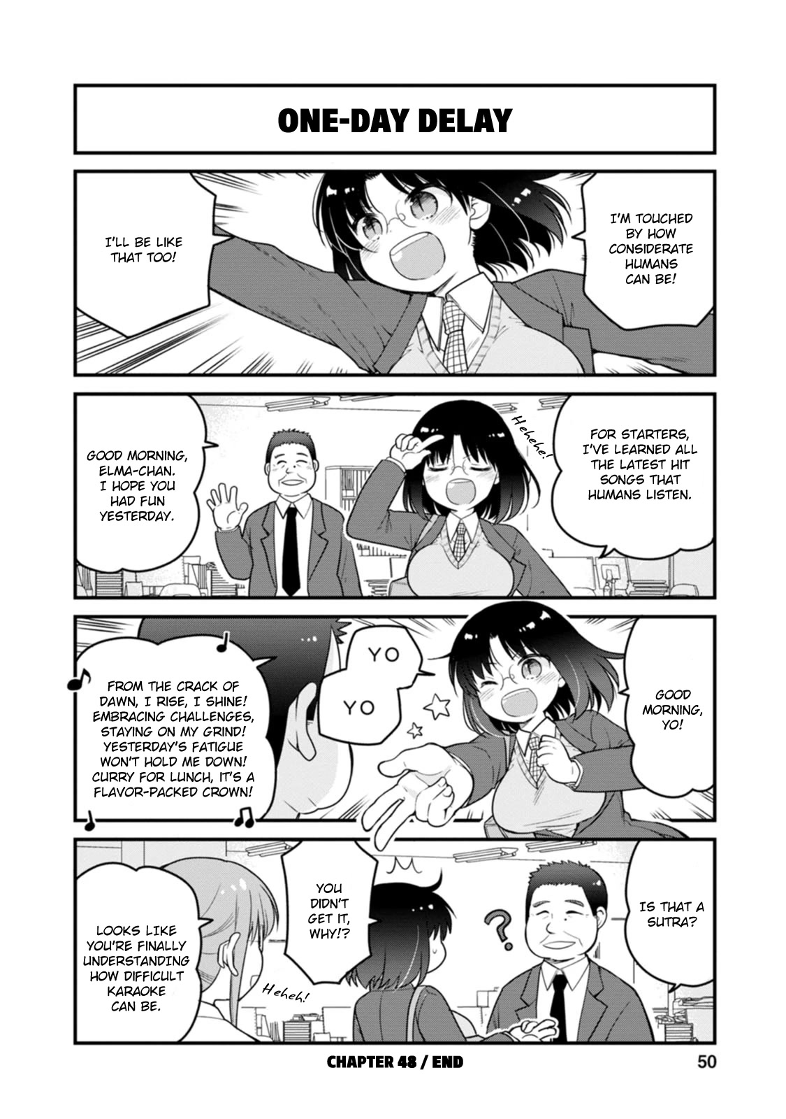 Kobayashi-san chi no Maid Dragon: Elma OL Nikki Chapter 48 page 14 - Chapter 48: Blasting in at the Karaoke!!