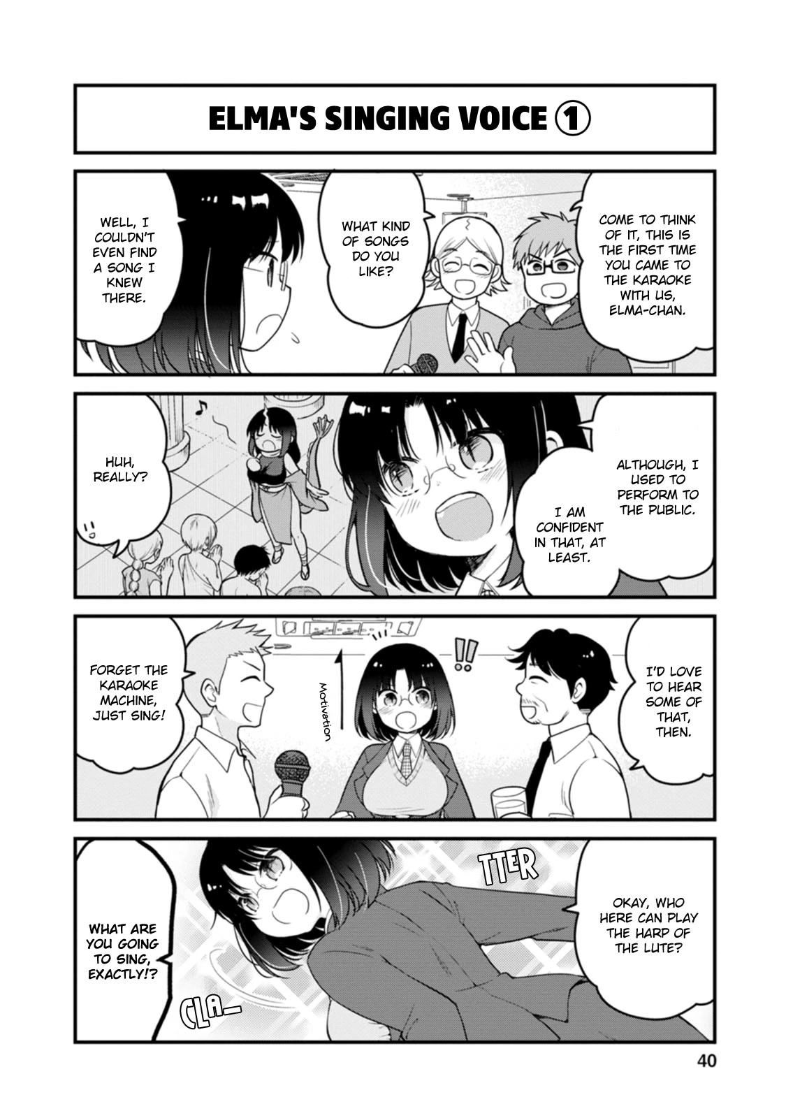 Kobayashi-san chi no Maid Dragon: Elma OL Nikki Chapter 48 page 4 - Chapter 48: Blasting in at the Karaoke!!