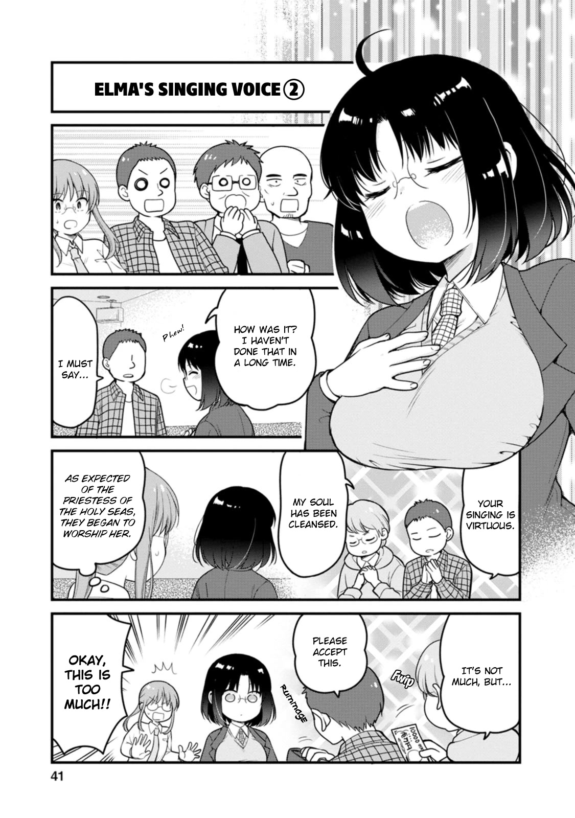 Kobayashi-san chi no Maid Dragon: Elma OL Nikki Chapter 48 page 5 - Chapter 48: Blasting in at the Karaoke!!