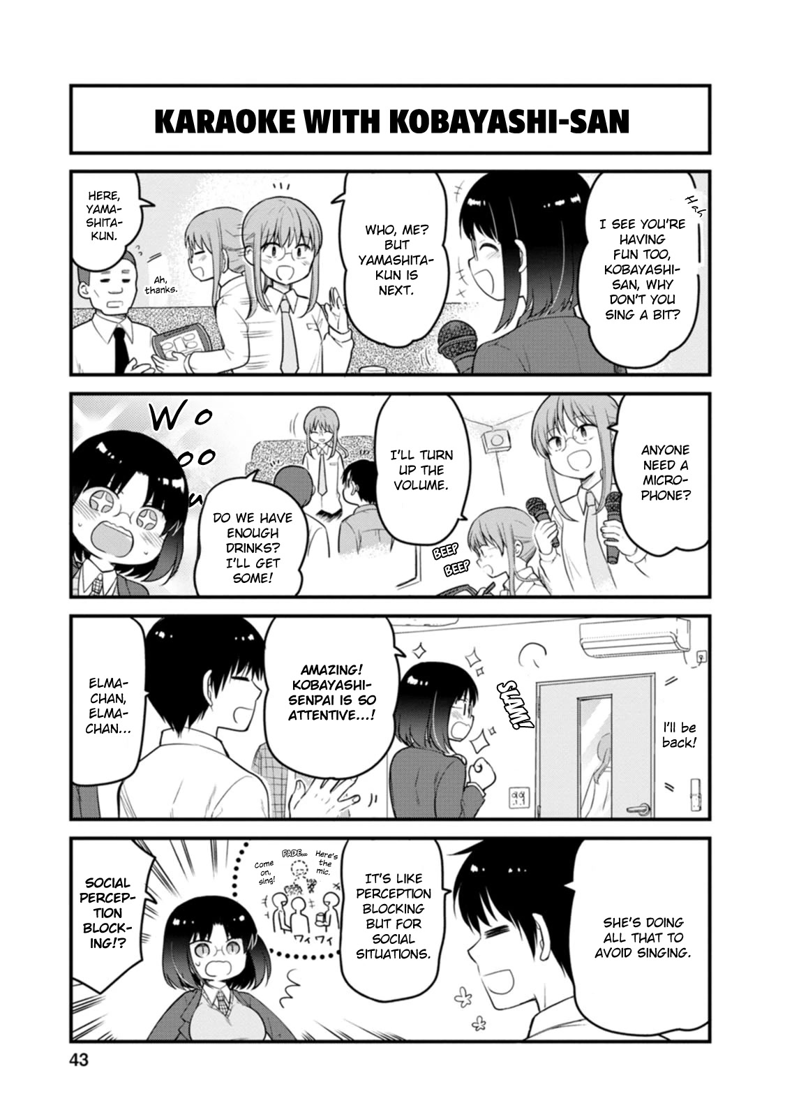 Kobayashi-san chi no Maid Dragon: Elma OL Nikki Chapter 48 page 7 - Chapter 48: Blasting in at the Karaoke!!