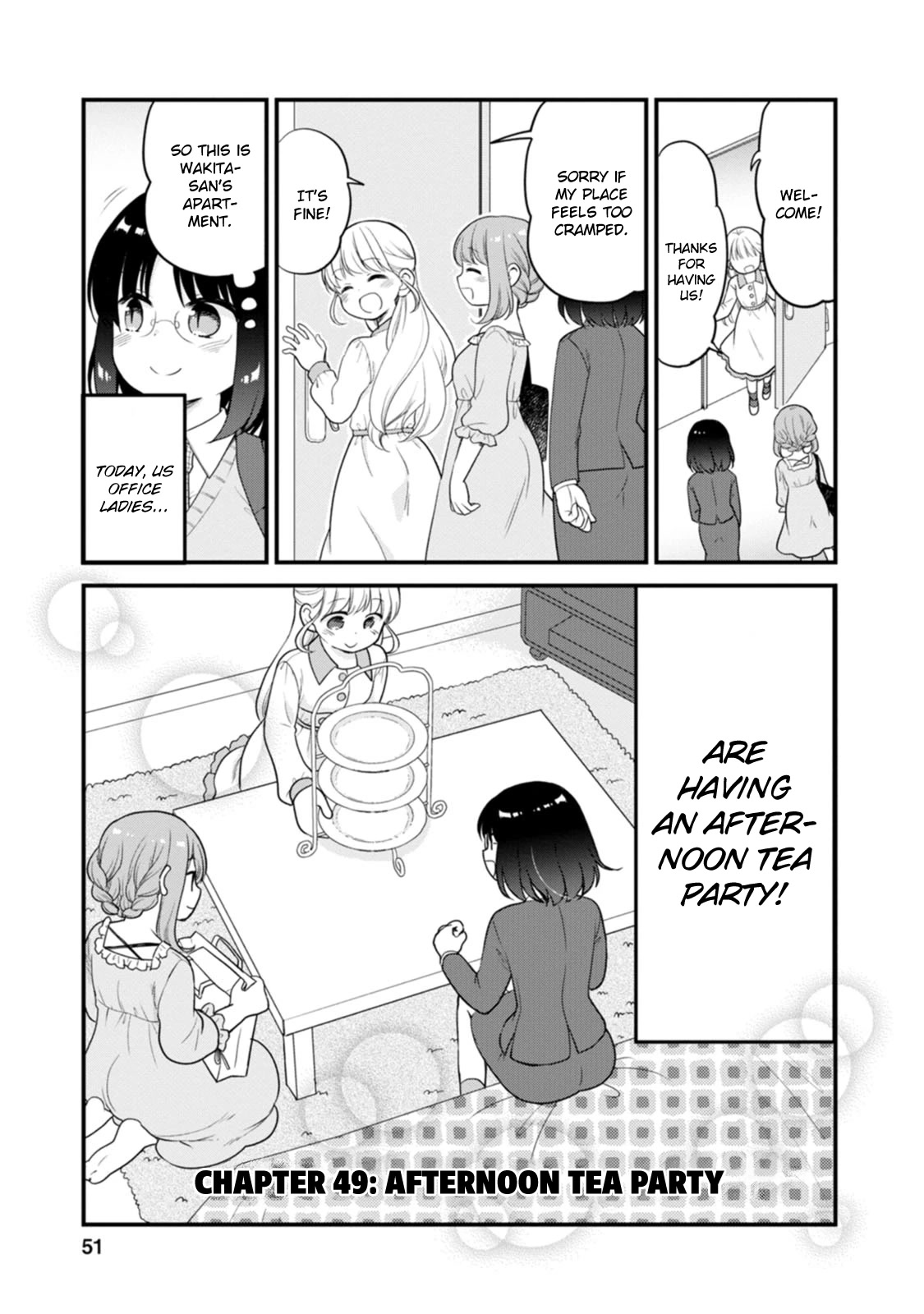Kobayashi-san chi no Maid Dragon: Elma OL Nikki Chapter 49 page 1 - Chapter 49: Afternoon Tea Party