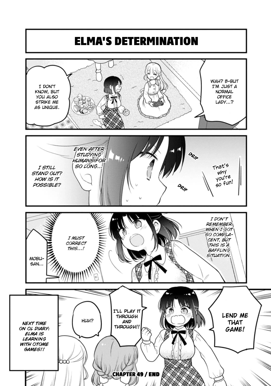 Kobayashi-san chi no Maid Dragon: Elma OL Nikki Chapter 49 page 14 - Chapter 49: Afternoon Tea Party