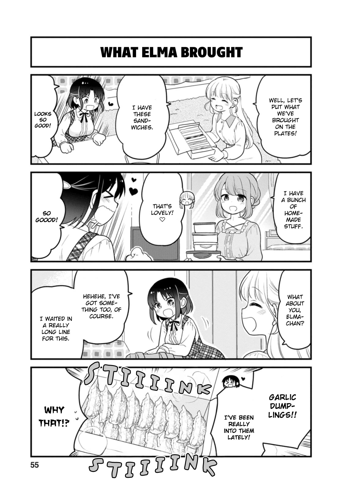 Kobayashi-san chi no Maid Dragon: Elma OL Nikki Chapter 49 page 5 - Chapter 49: Afternoon Tea Party