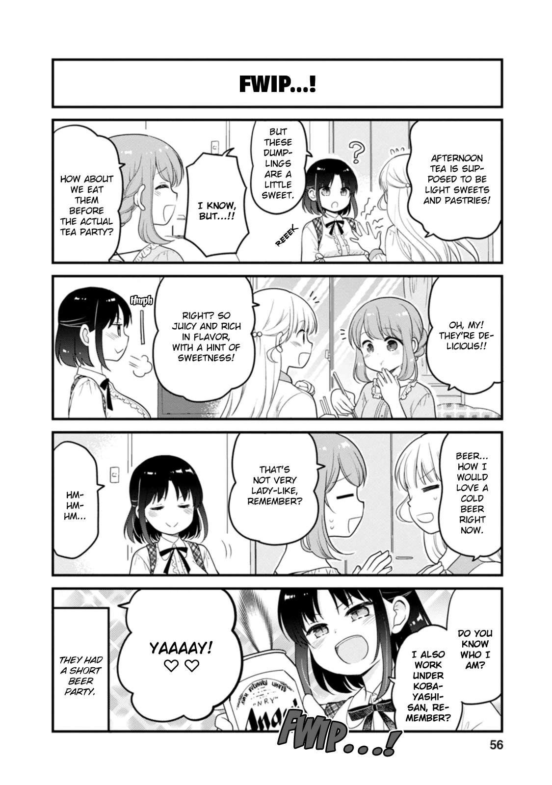 Kobayashi-san chi no Maid Dragon: Elma OL Nikki Chapter 49 page 6 - Chapter 49: Afternoon Tea Party