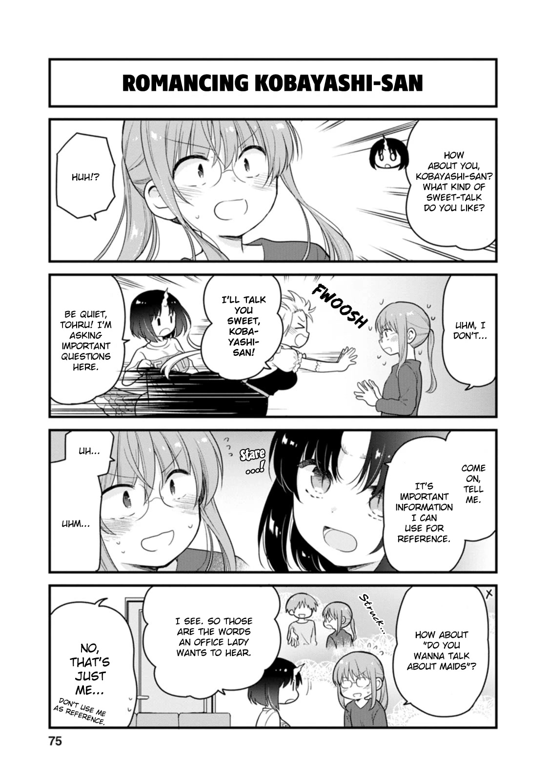Kobayashi-san chi no Maid Dragon: Elma OL Nikki Chapter 50 page 11 - Chapter 50: Learning with Otome Games