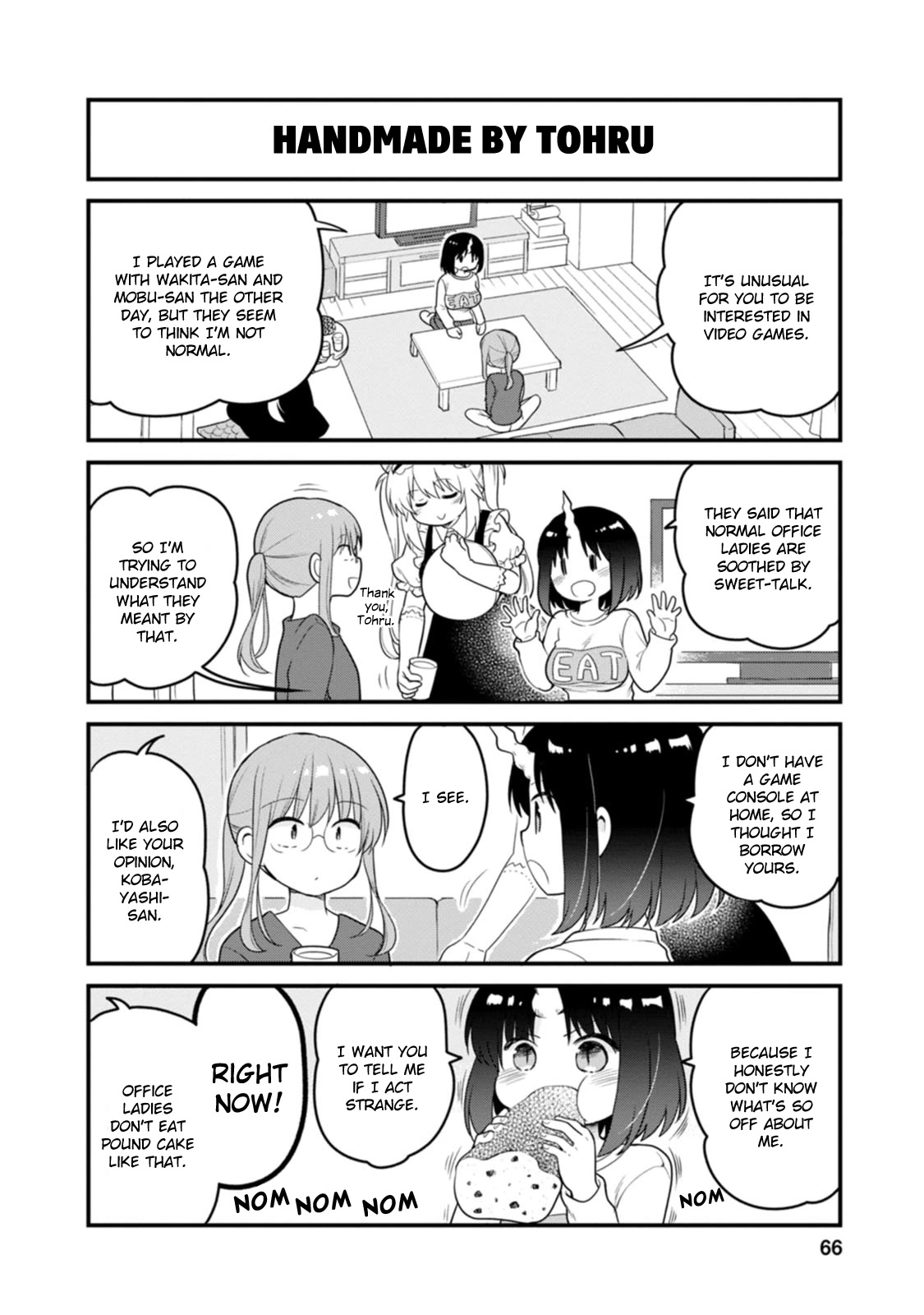 Kobayashi-san chi no Maid Dragon: Elma OL Nikki Chapter 50 page 2 - Chapter 50: Learning with Otome Games