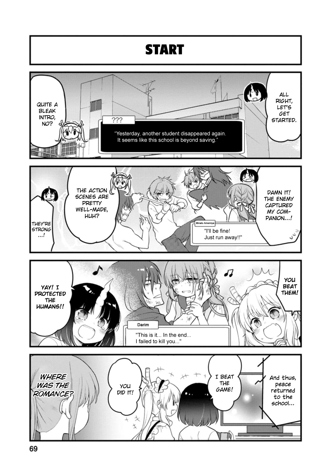Kobayashi-san chi no Maid Dragon: Elma OL Nikki Chapter 50 page 5 - Chapter 50: Learning with Otome Games