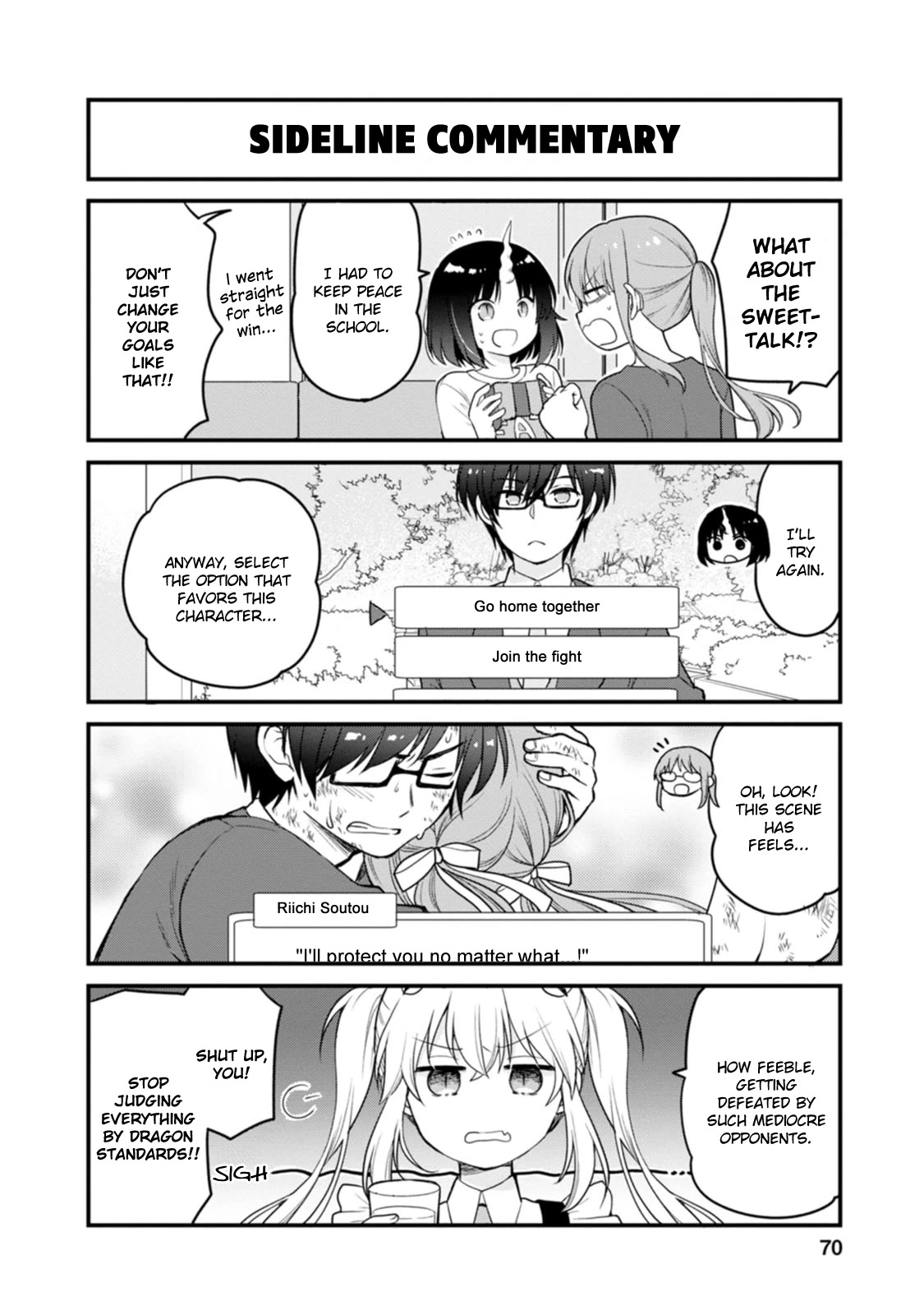 Kobayashi-san chi no Maid Dragon: Elma OL Nikki Chapter 50 page 6 - Chapter 50: Learning with Otome Games