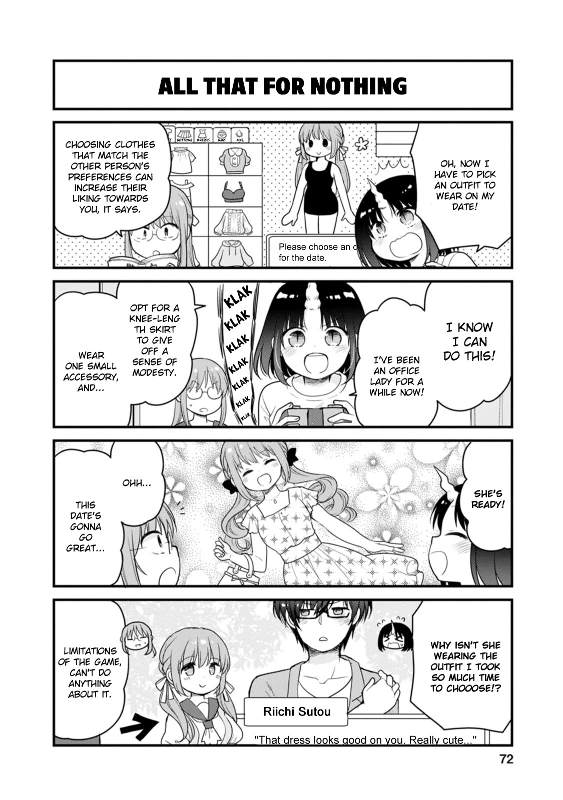 Kobayashi-san chi no Maid Dragon: Elma OL Nikki Chapter 50 page 8 - Chapter 50: Learning with Otome Games