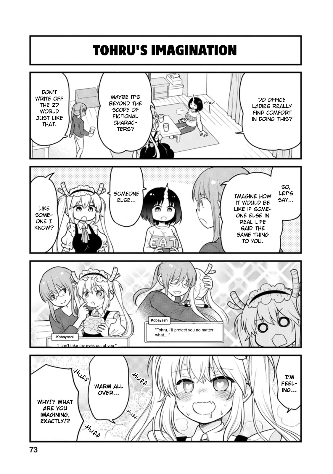 Kobayashi-san chi no Maid Dragon: Elma OL Nikki Chapter 50 page 9 - Chapter 50: Learning with Otome Games