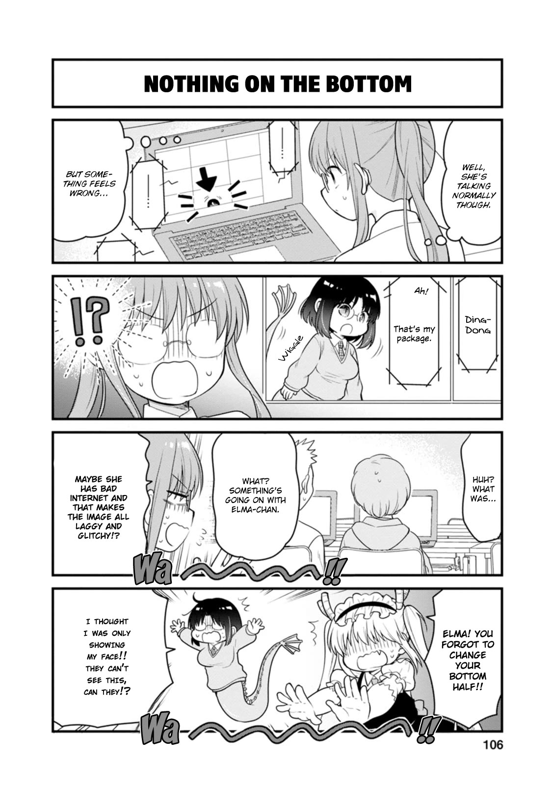 Kobayashi-san chi no Maid Dragon: Elma OL Nikki Chapter 52 page 10 - Chapter 52: Mini-Elma